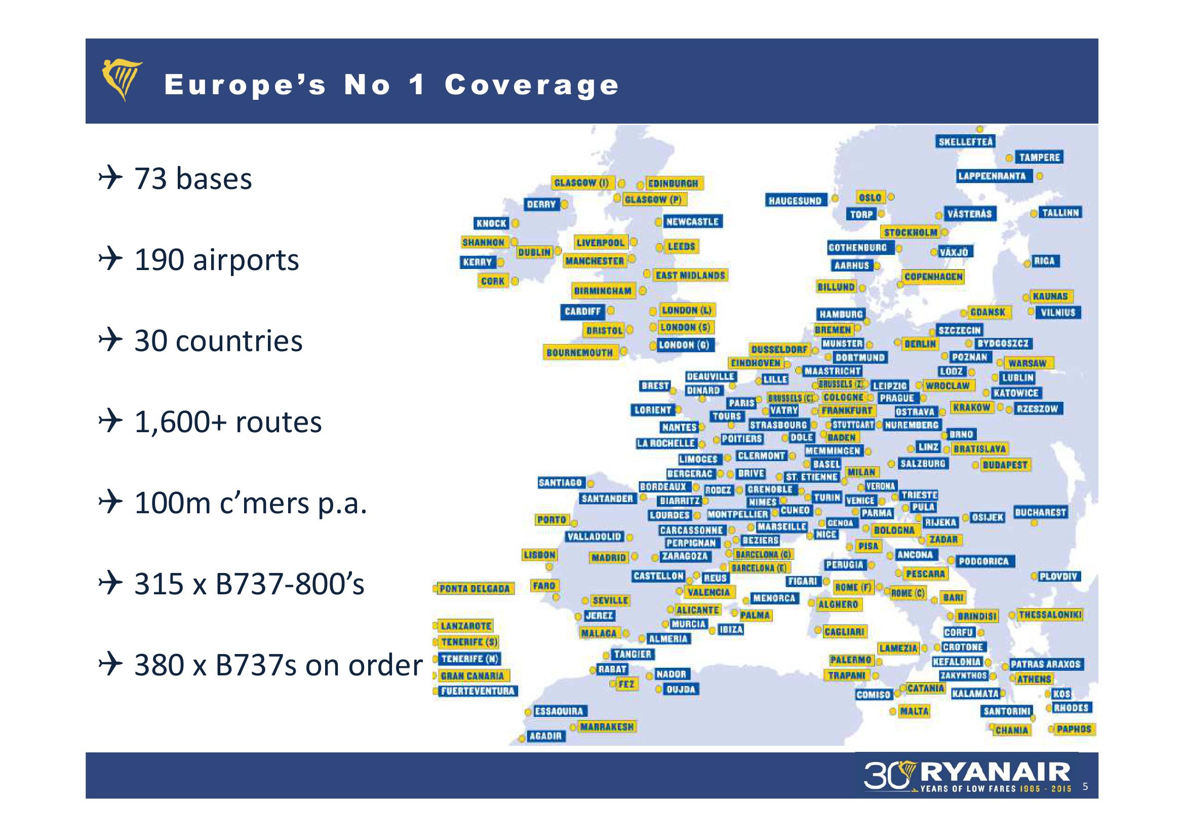 Ryanair FY 2015 Result slide image #5