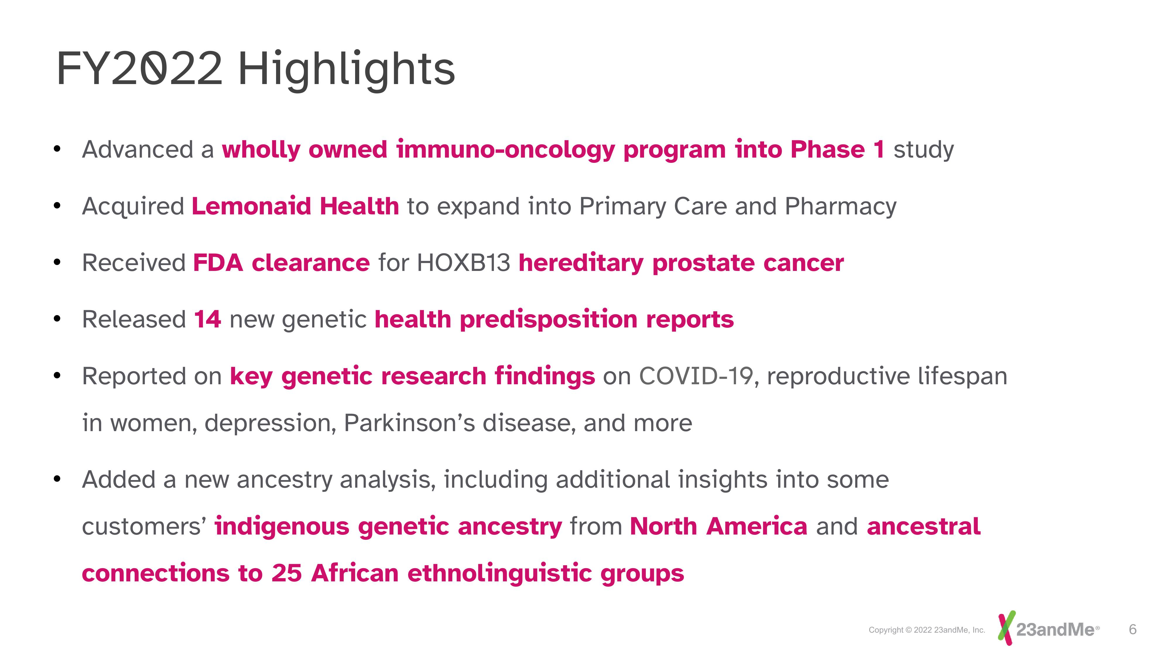 23andMe Investor Day Presentation Deck slide image #6