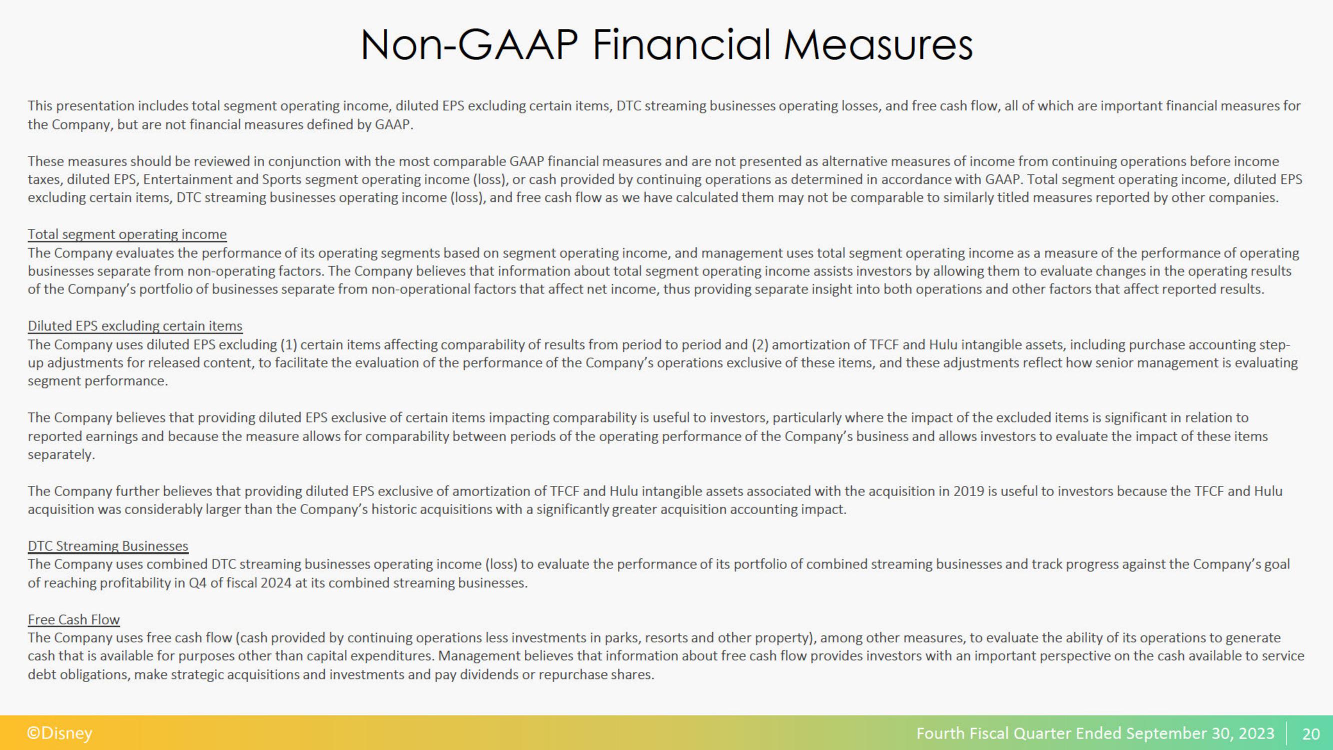 Disney Results Presentation Deck slide image #21