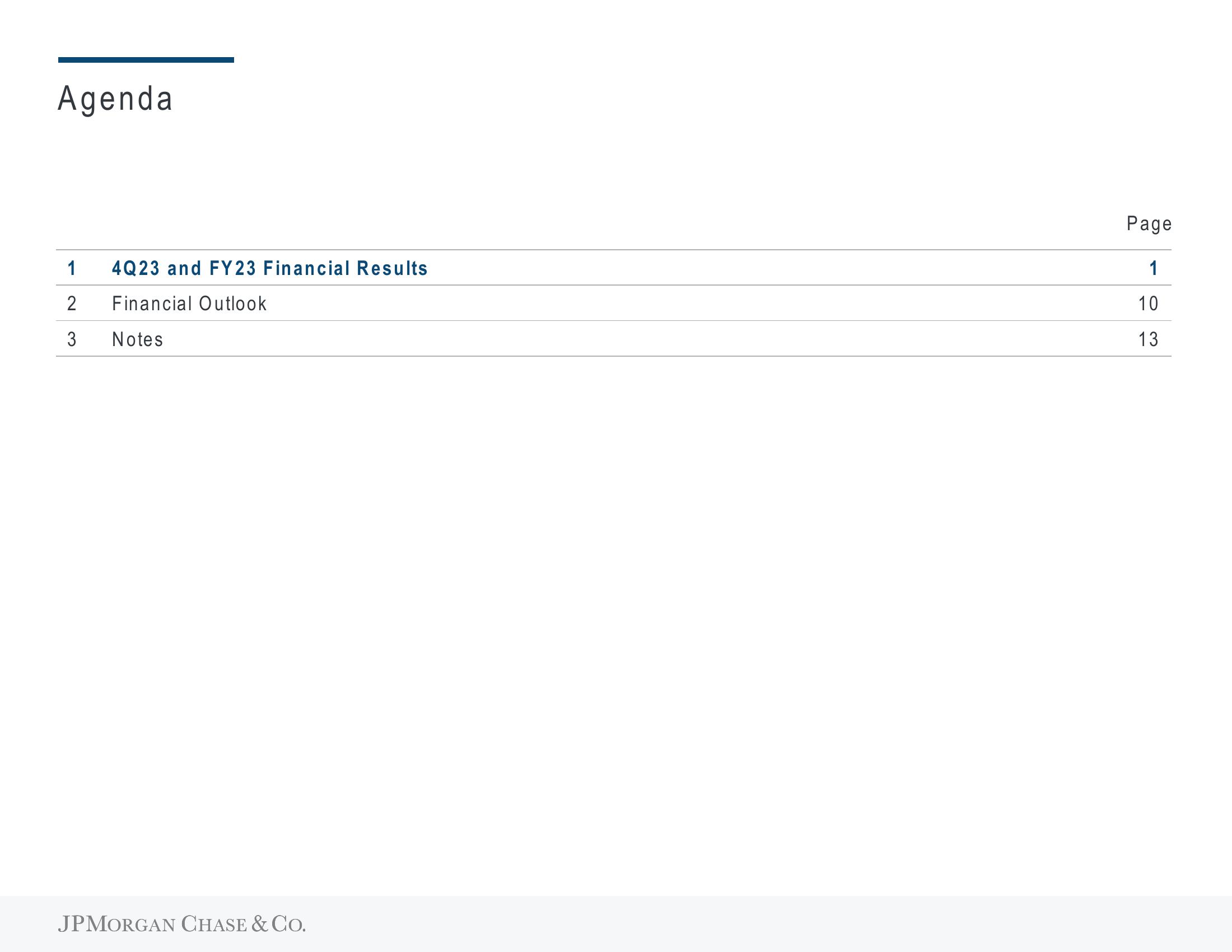 J.P.Morgan Results Presentation Deck slide image #2