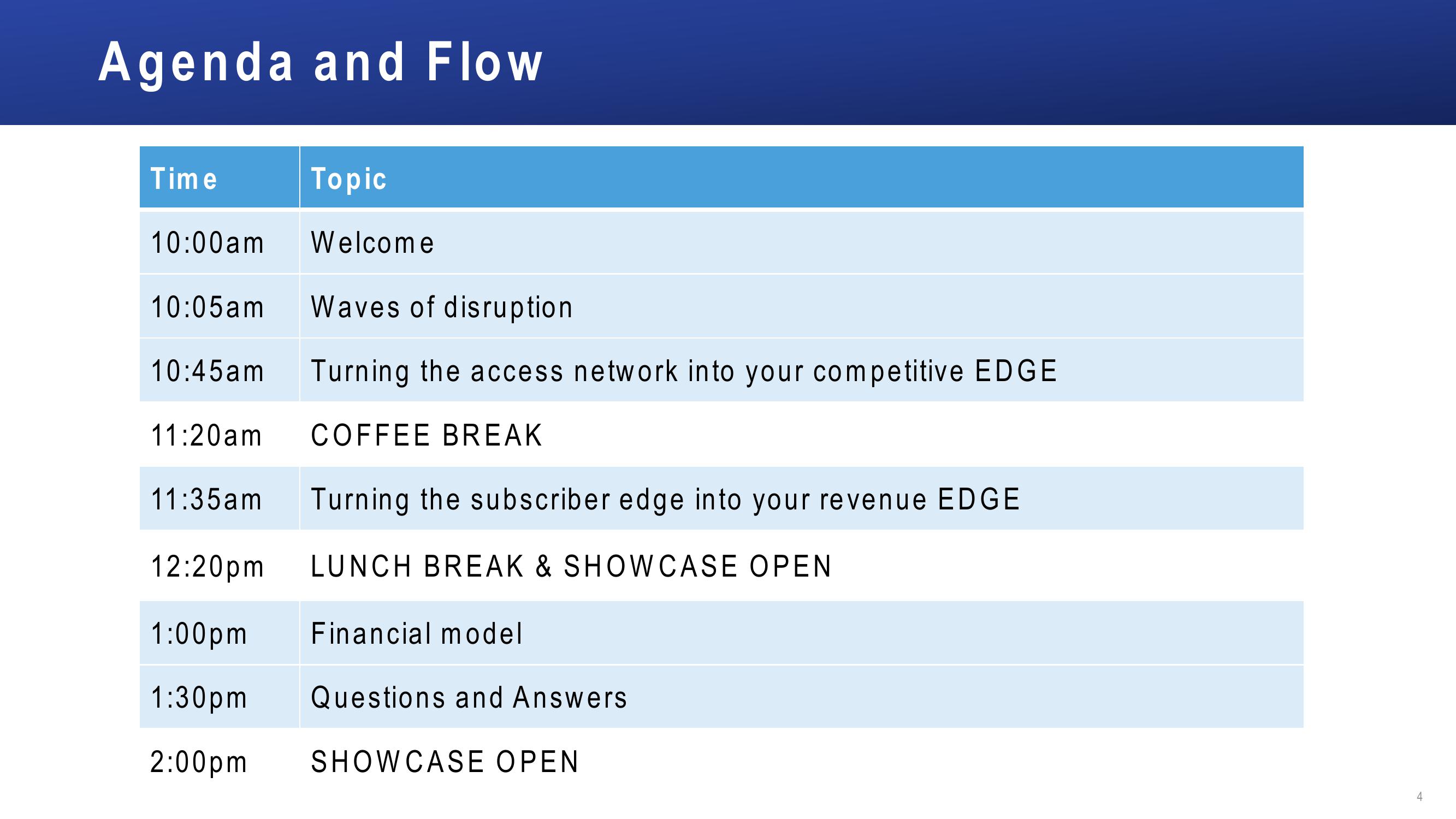 Calix Investor Day slide image #4