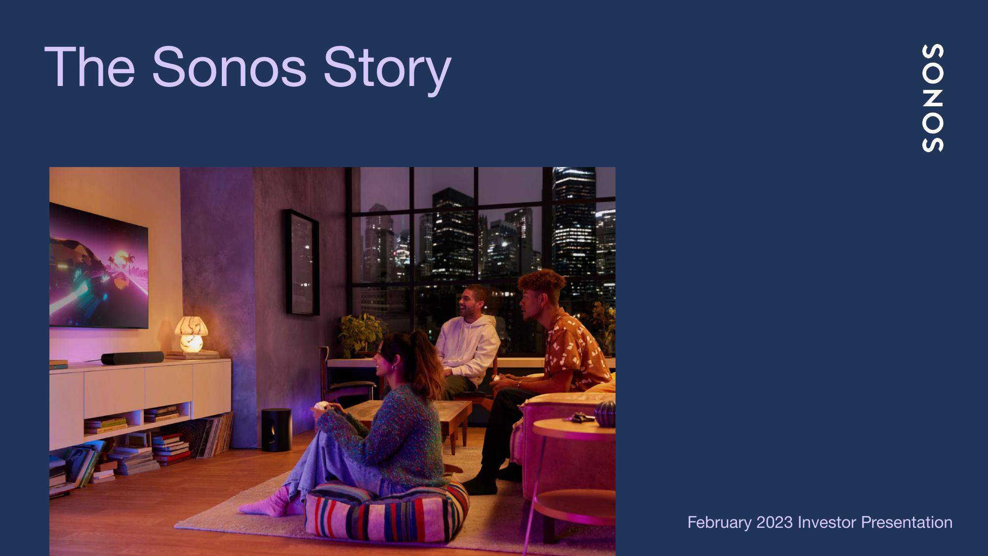 Sonos Investor Presentation Deck image