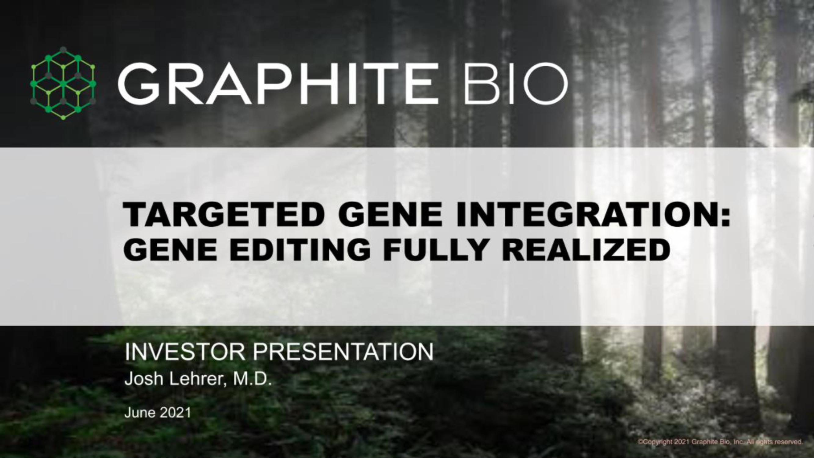 Graphite Bio IPO Presentation Deck image