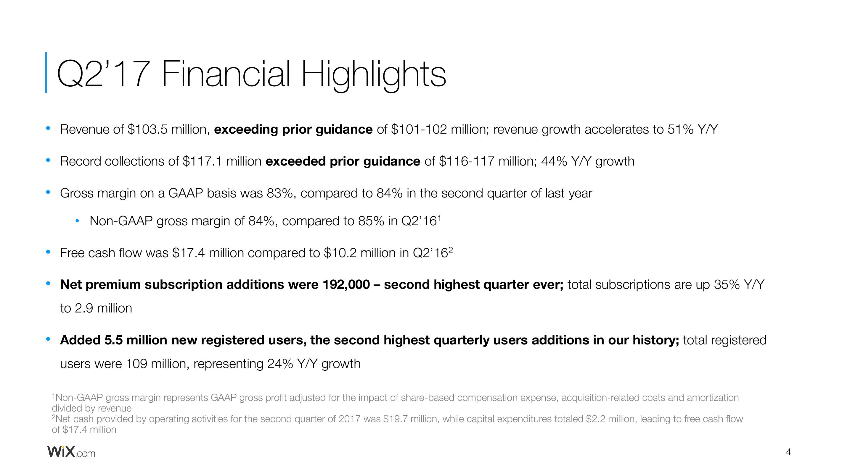 Wix Results Presentation Deck slide image #4