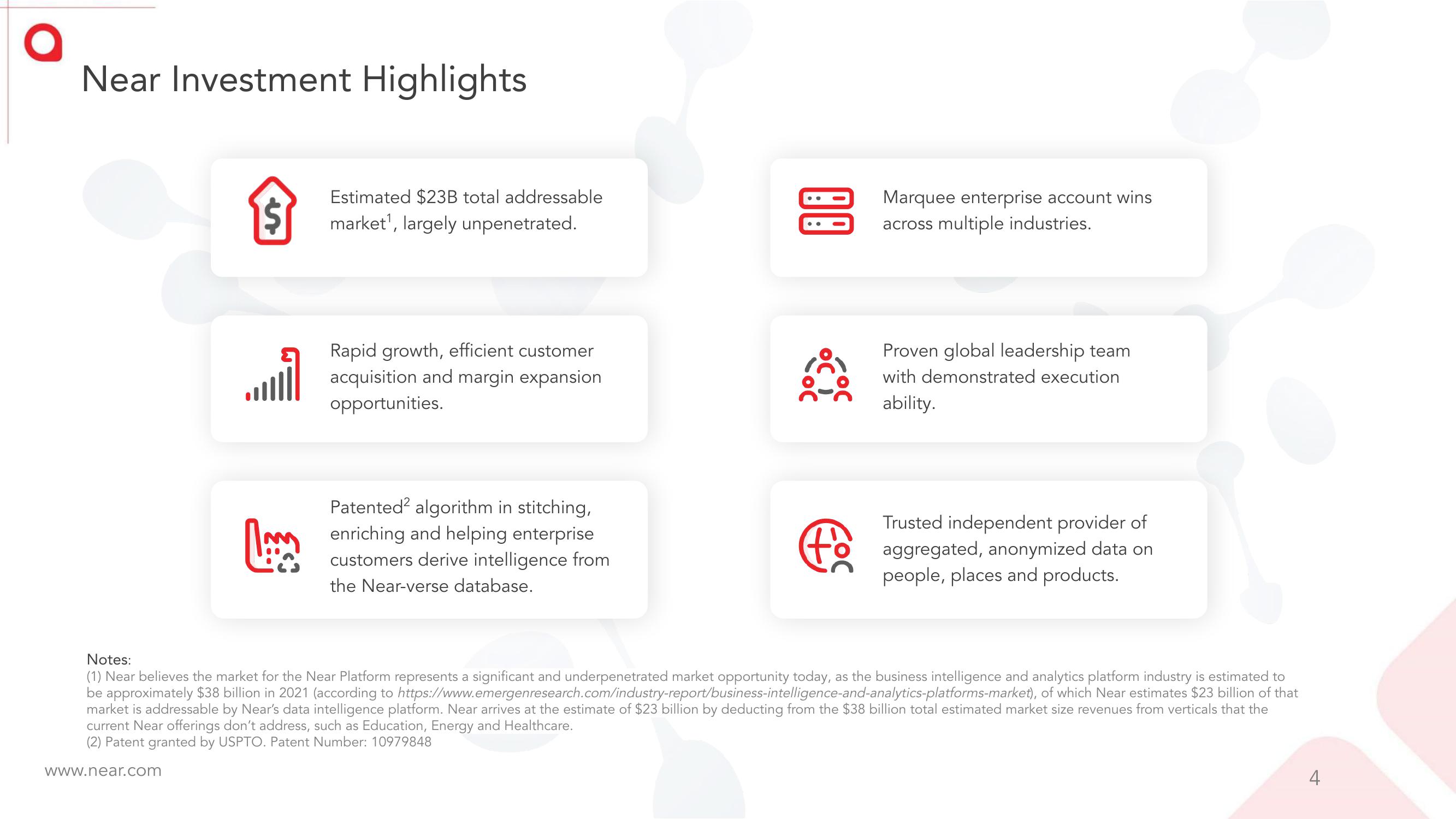 Near Investor Presentation Deck slide image #4