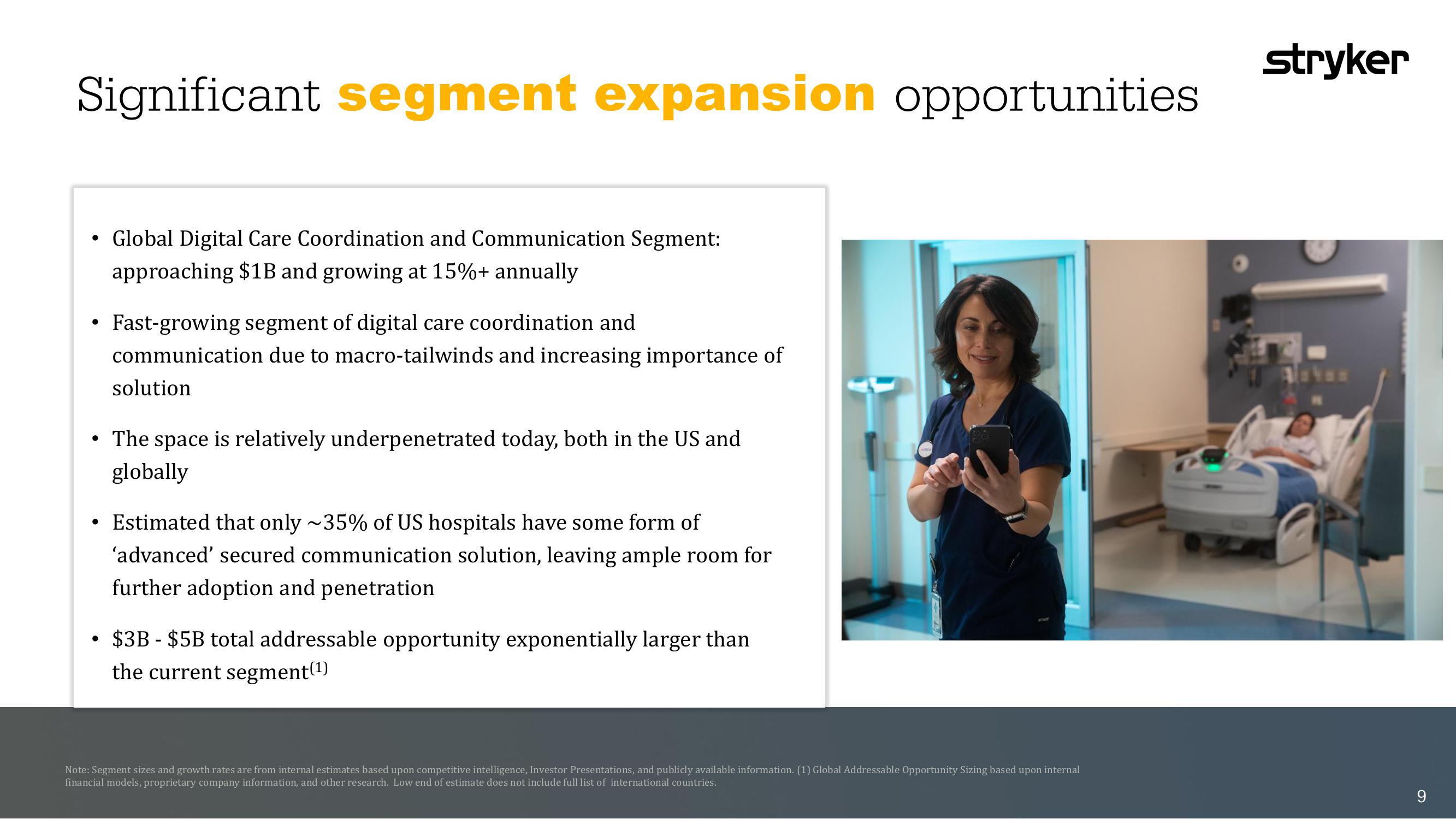 Stryker Acquisition Vocera  slide image #9