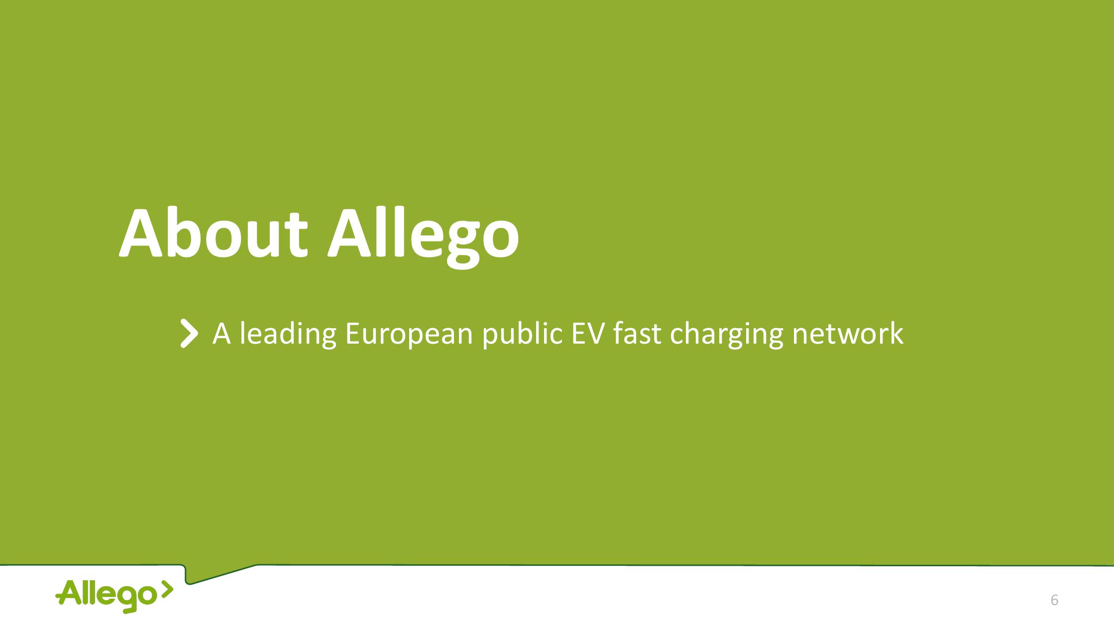 Allego Investor Presentation Deck slide image #6