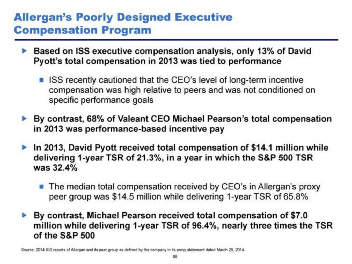 Pershing Square Activist Presentation Deck slide image #90