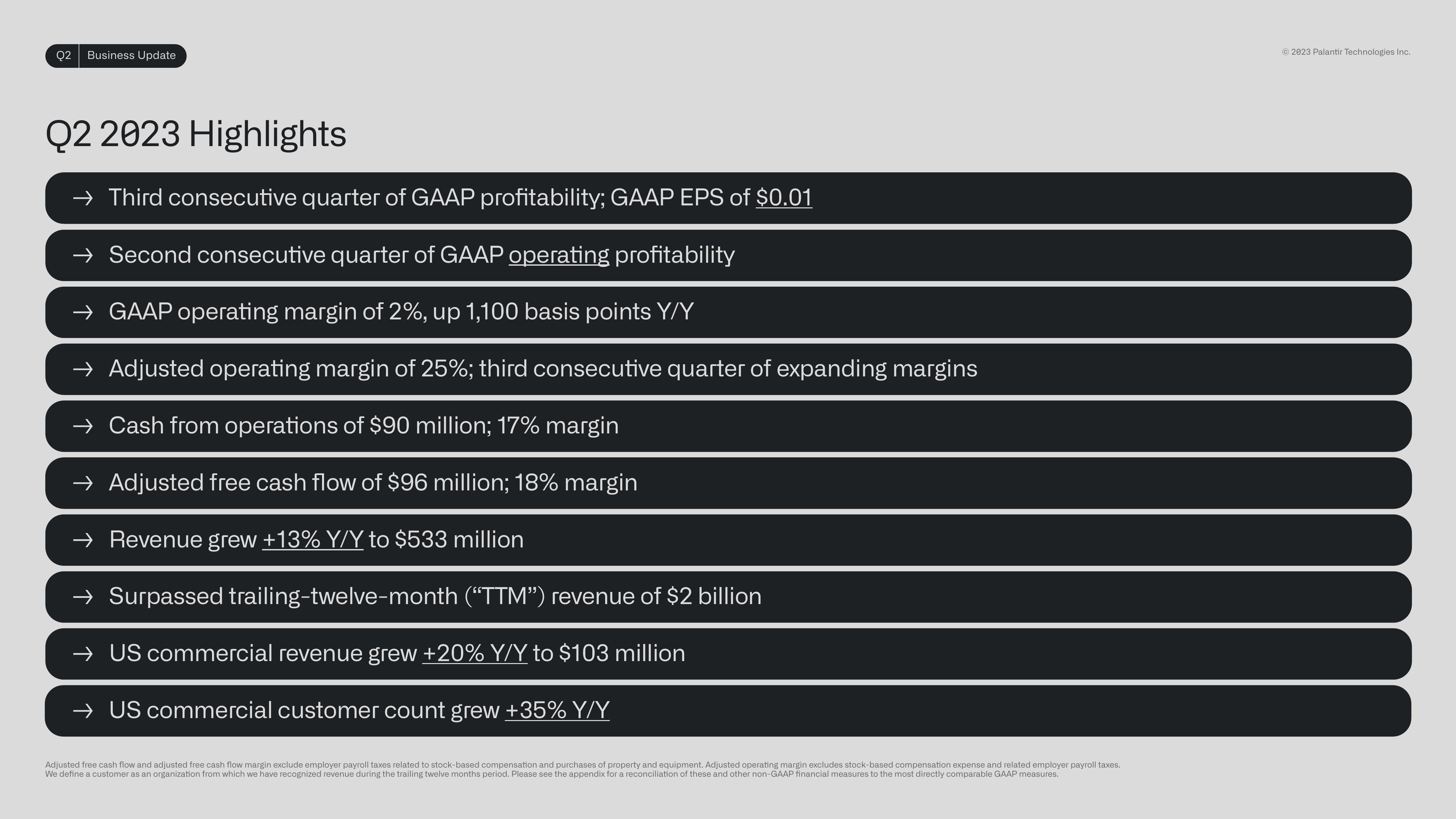 Palantir Results Presentation Deck slide image #3