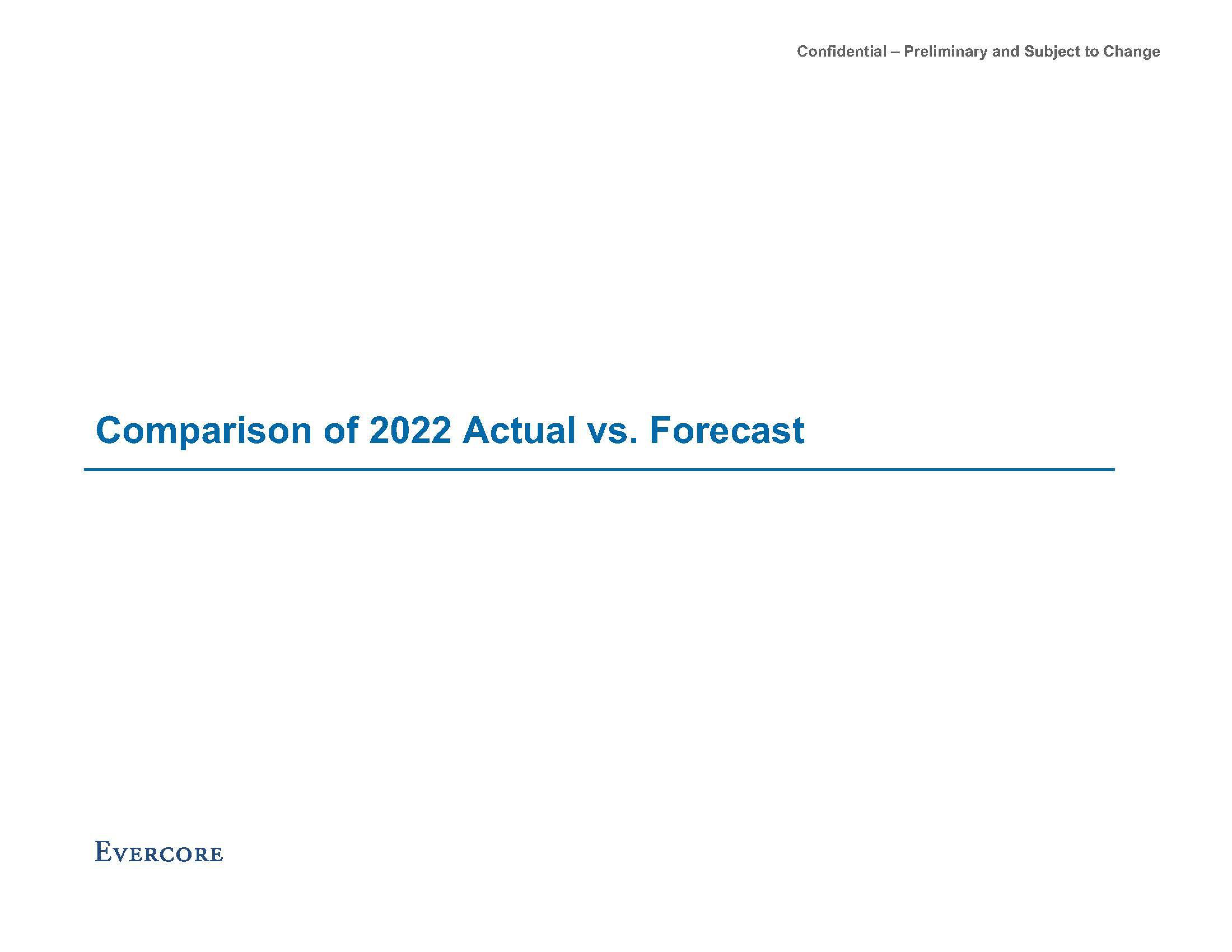 Evercore Investment Banking Pitch Book slide image #69