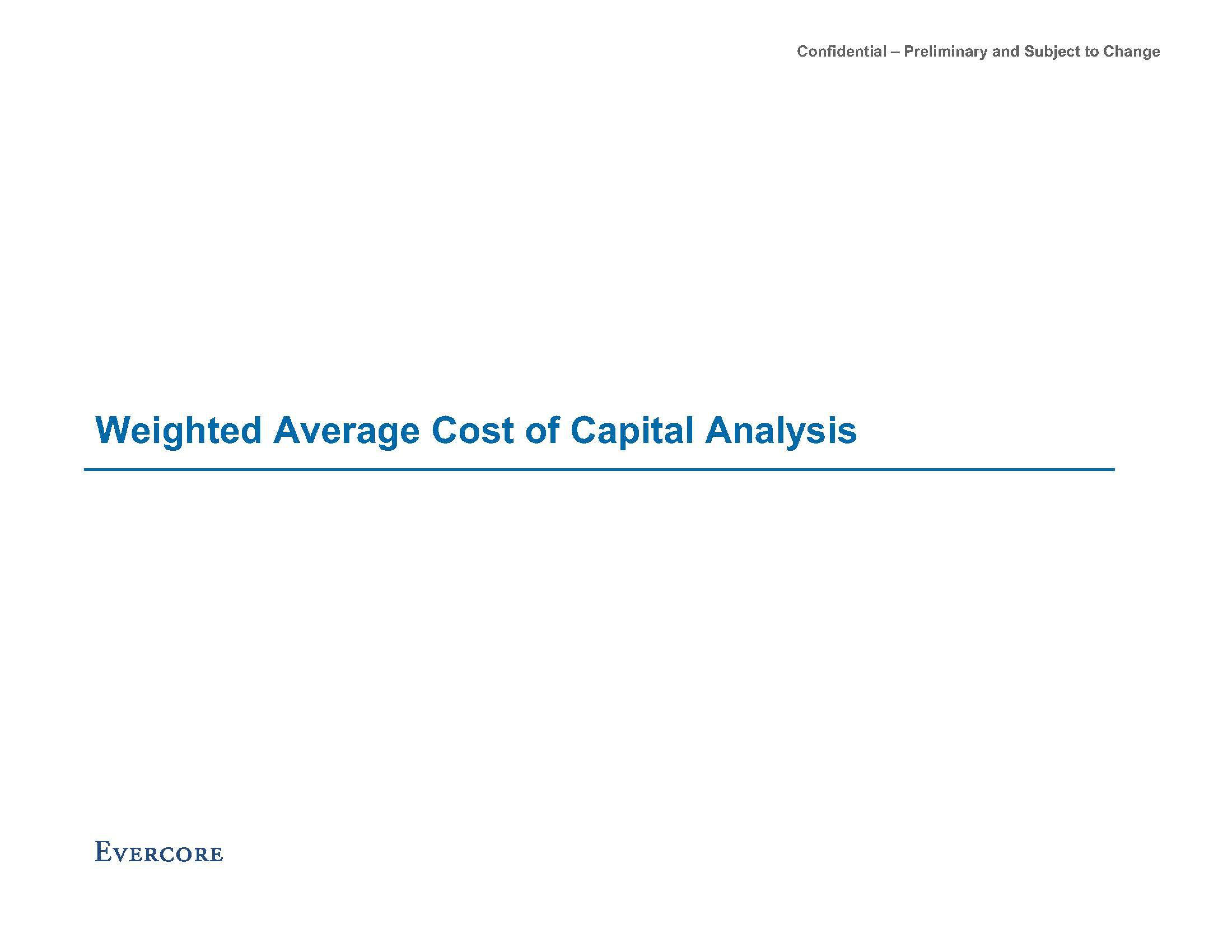 Evercore Investment Banking Pitch Book slide image #60