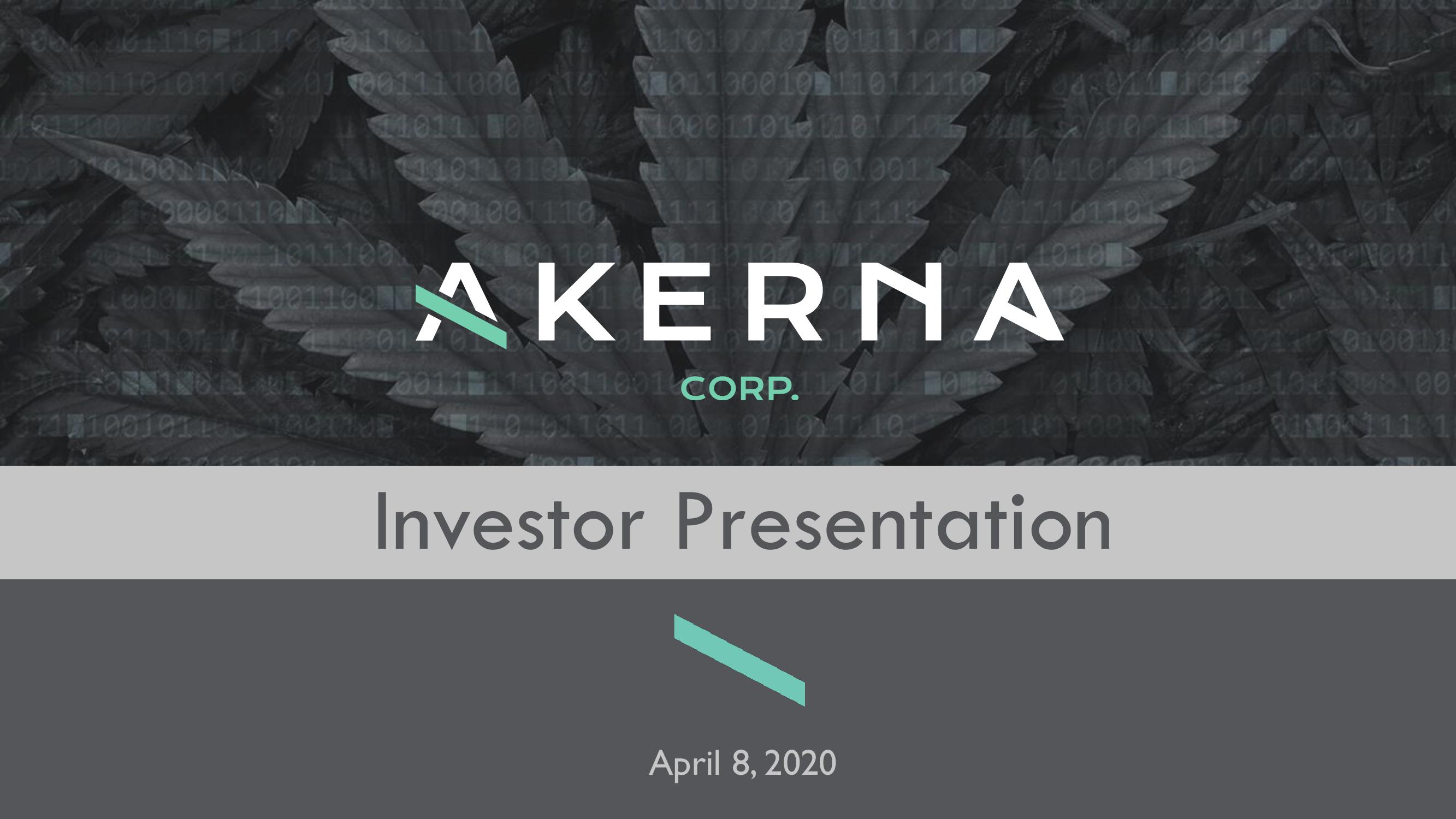 Akerna Investor Presentation image