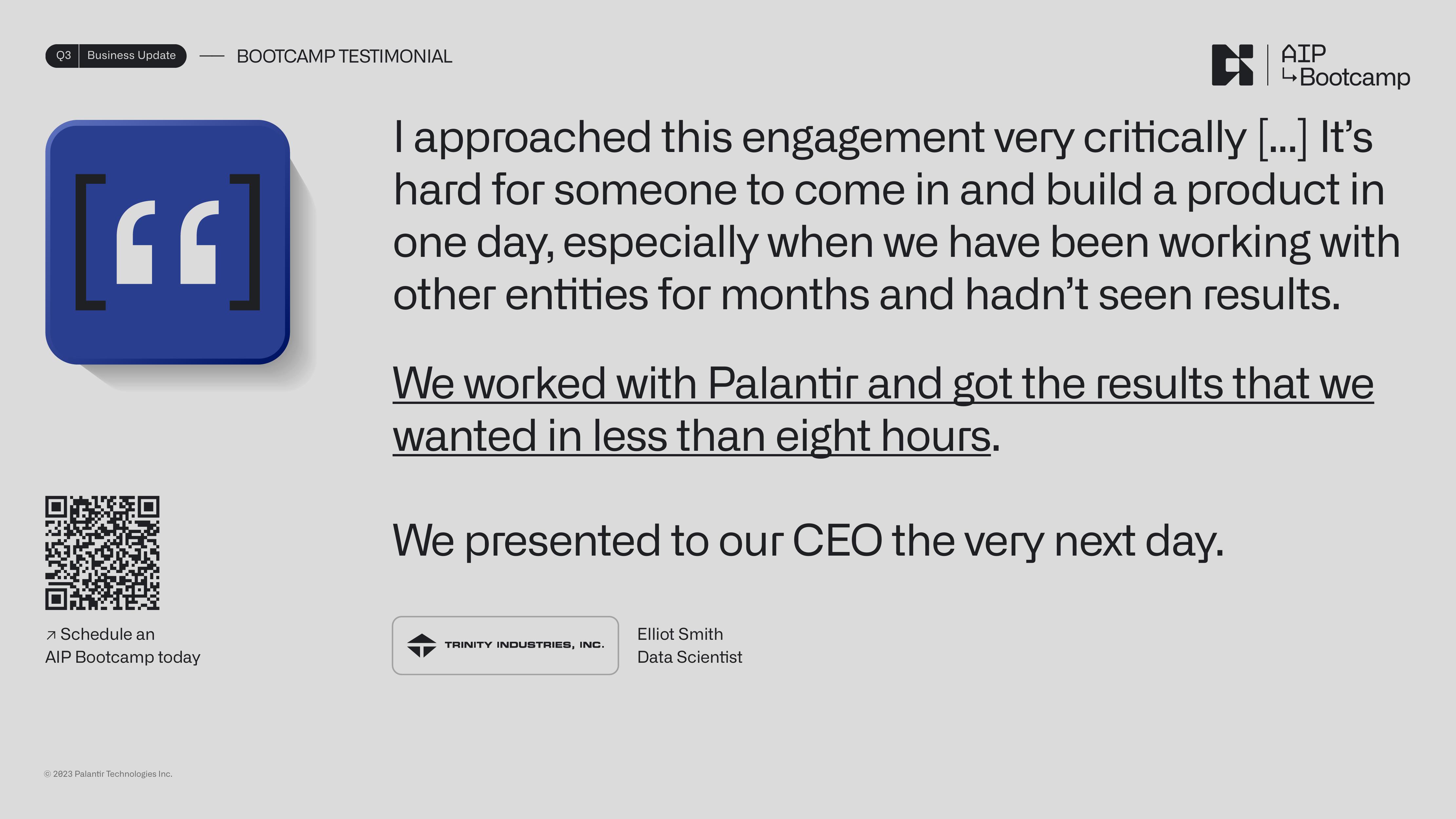 Palantir Investor Presentation Deck slide image #12