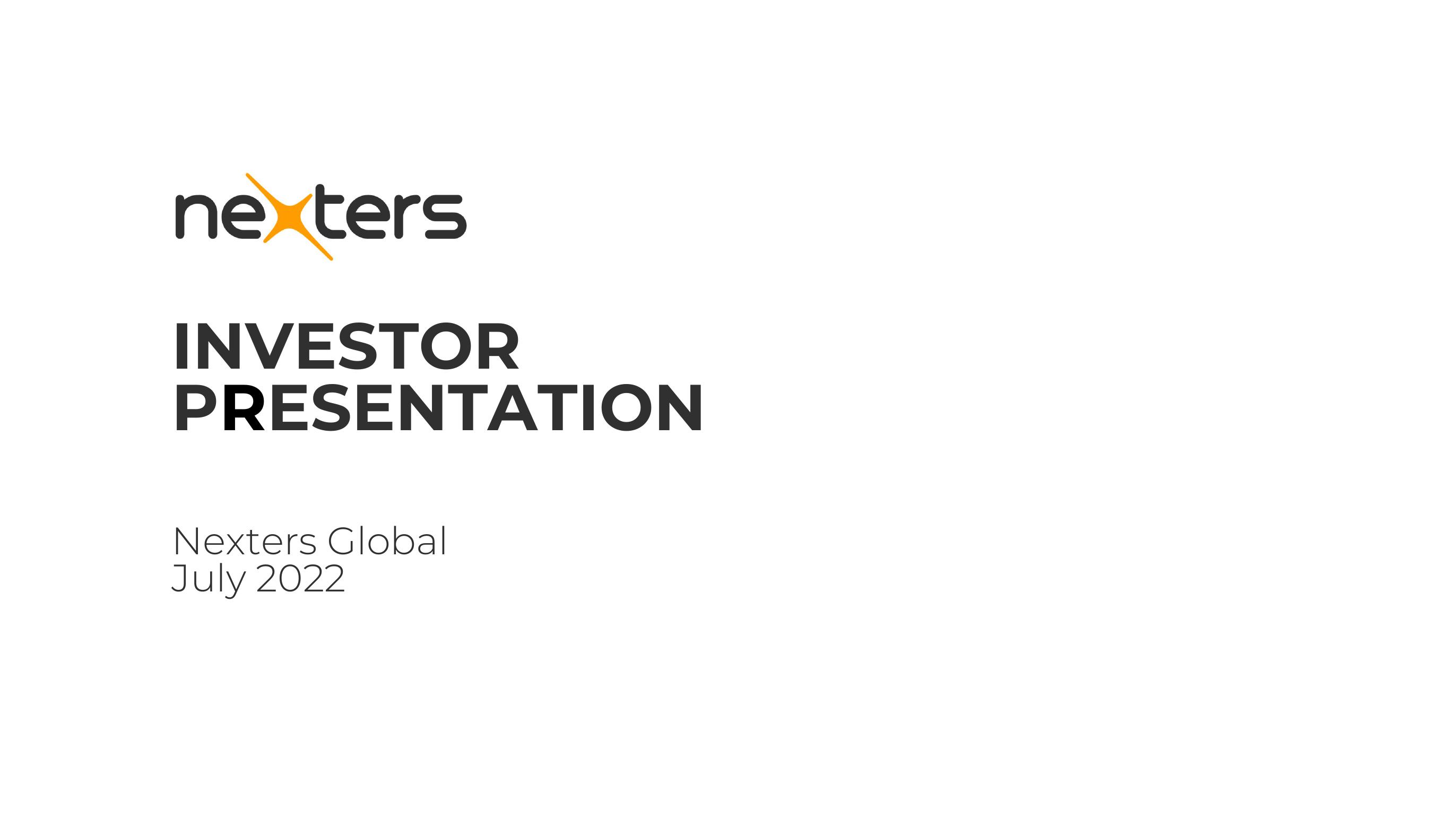 Nexters Investor Presentation Deck image