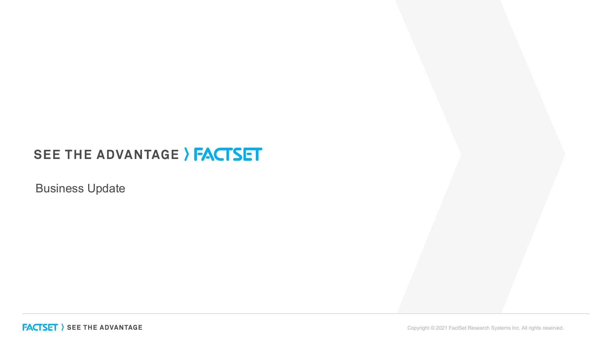 Factset Results Presentation Deck slide image #4