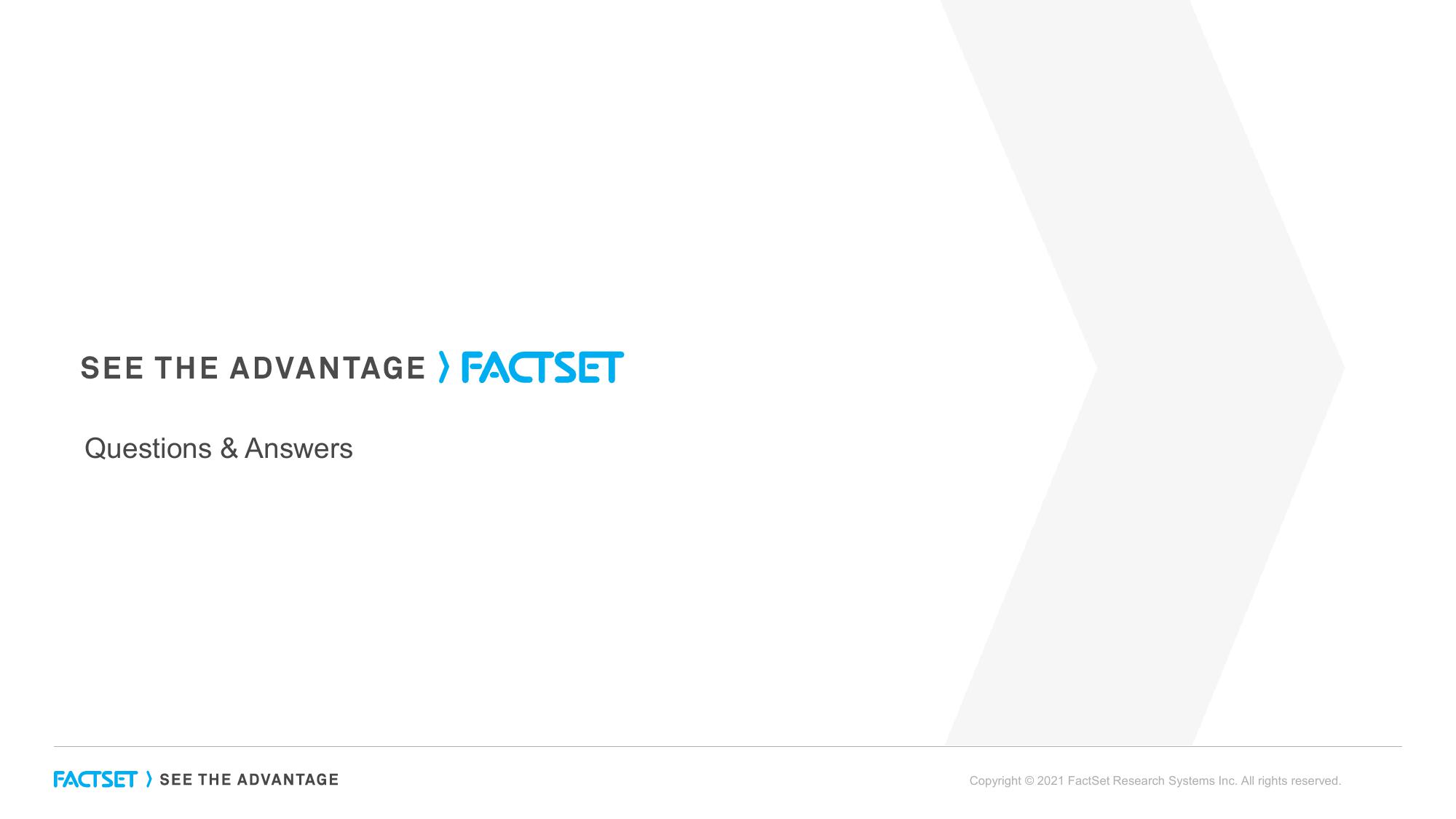 Factset Results Presentation Deck slide image #14