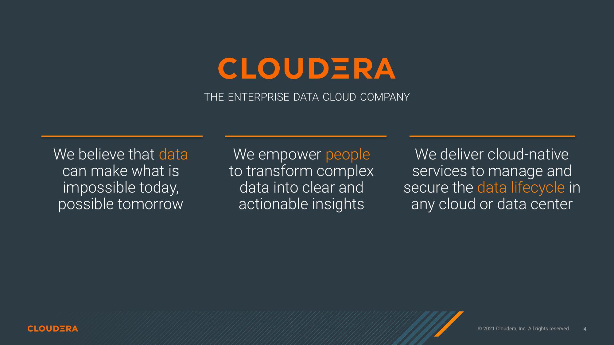 Cloudera Investor Presentation Deck slide image #4