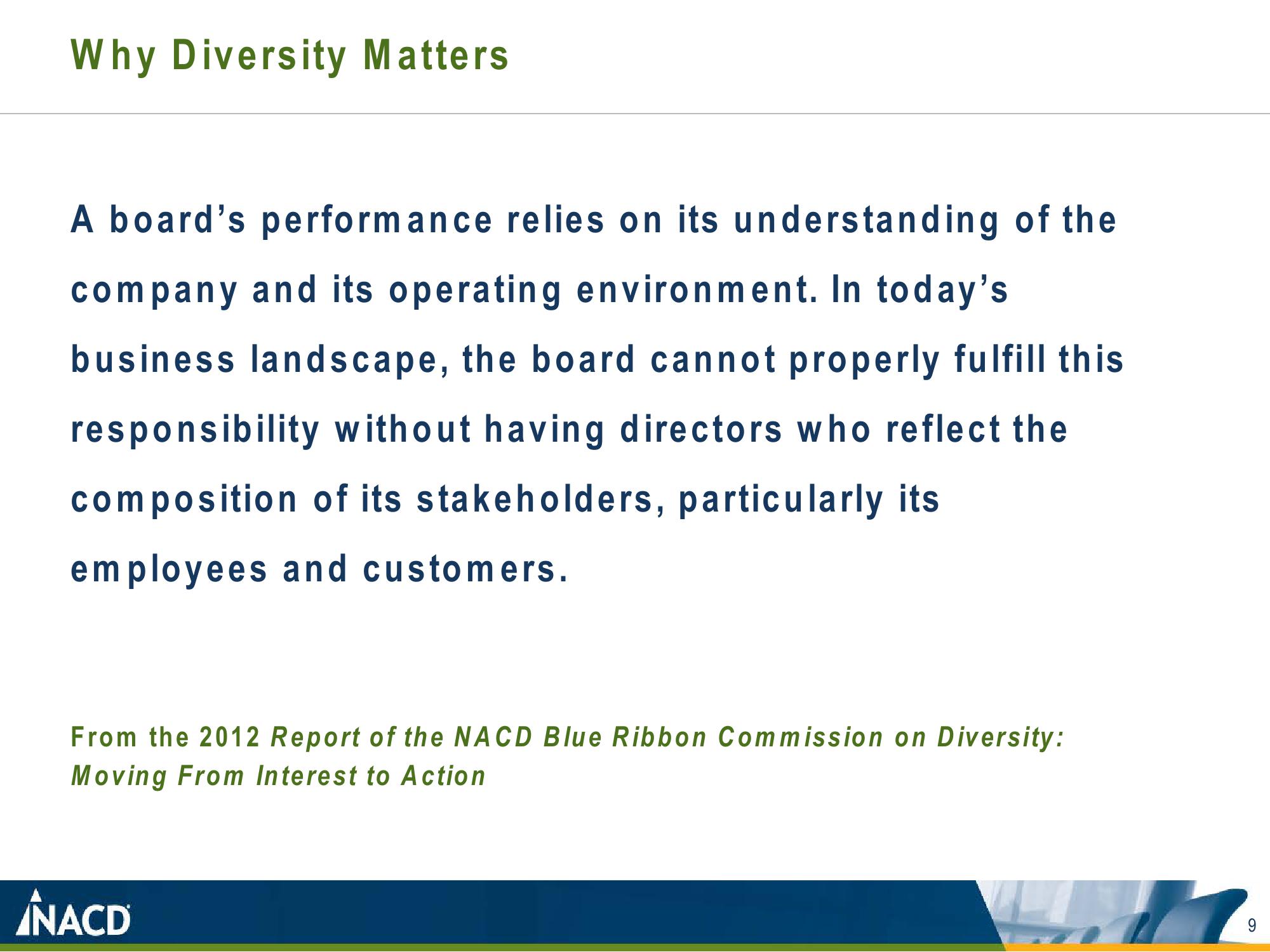 NACD Advancing exemplary board leadership slide image #9