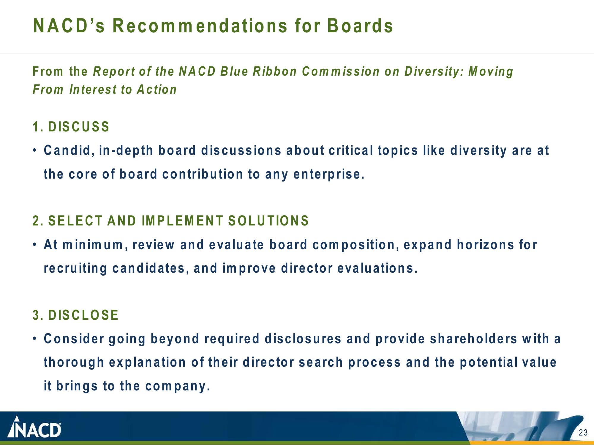 NACD Advancing exemplary board leadership slide image #23