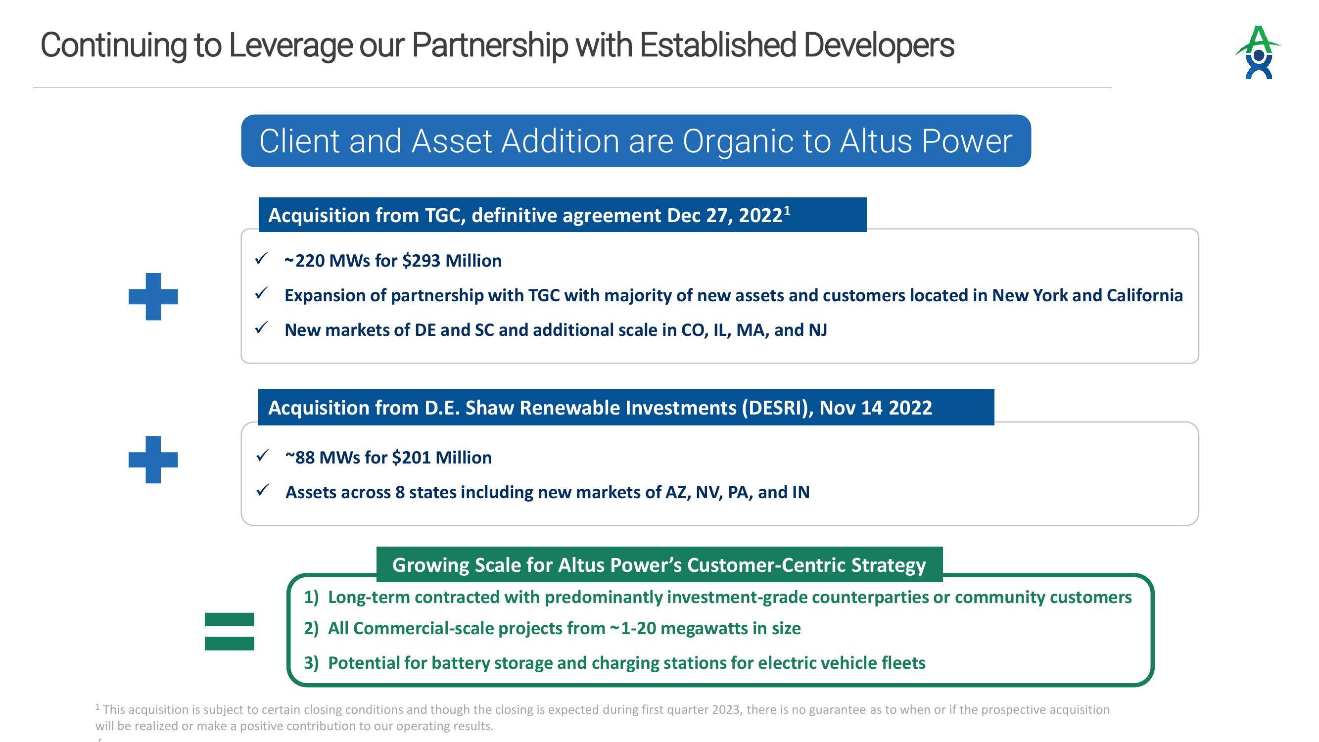 Altus Power Investor Presentation Deck slide image #4