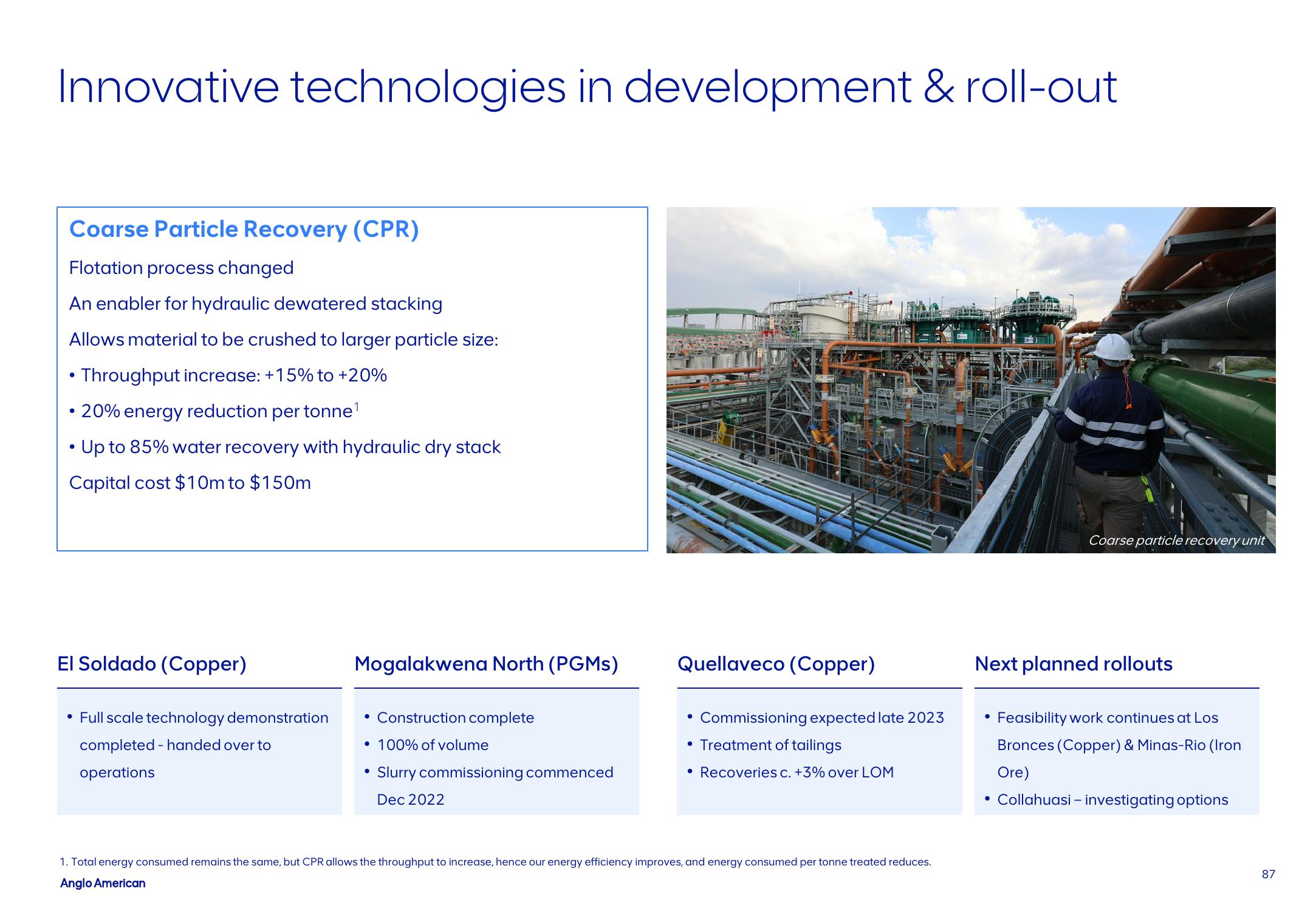 AngloAmerican Results Presentation Deck slide image #87