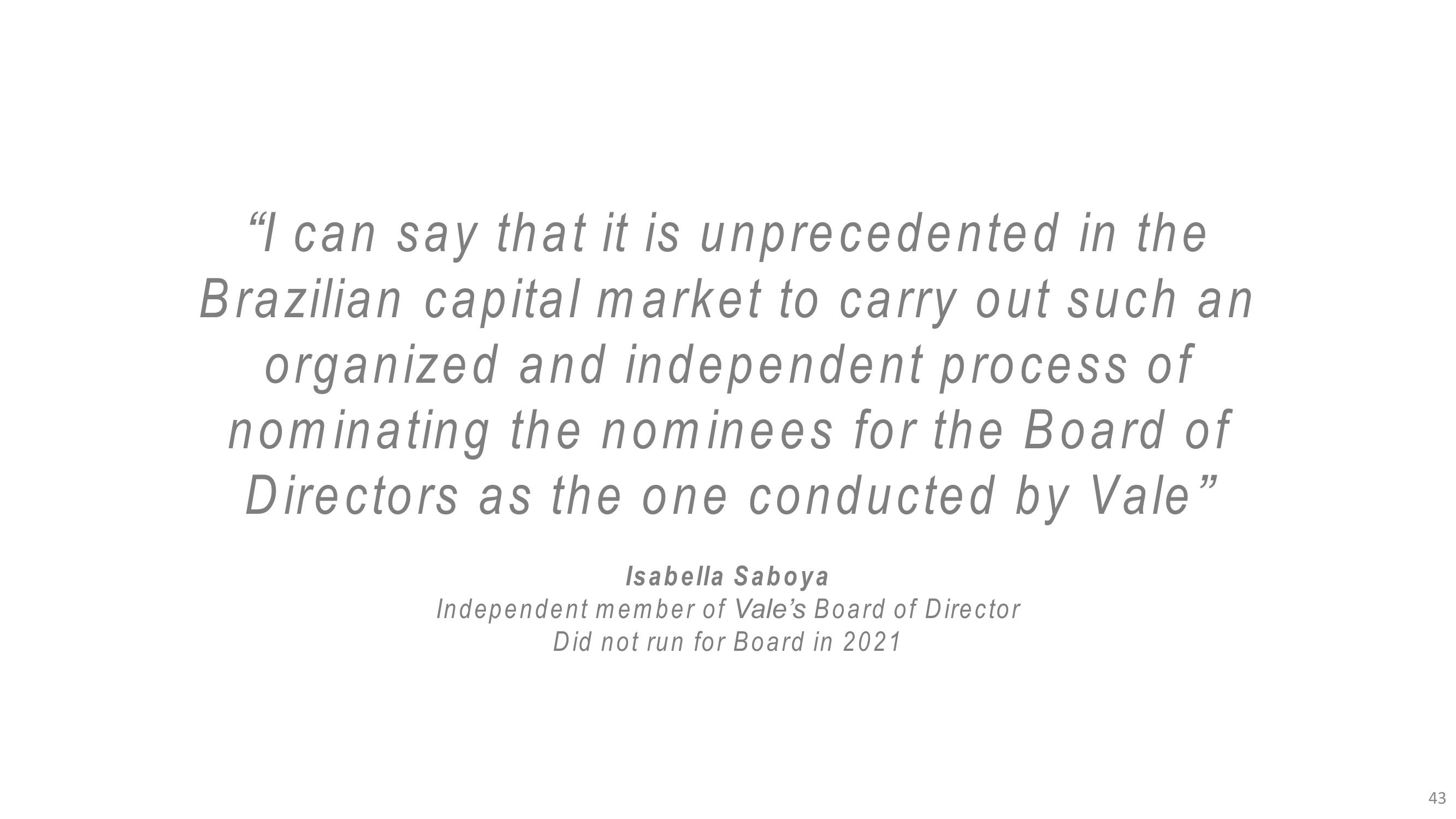 Vale Investor Presentation Deck slide image #43