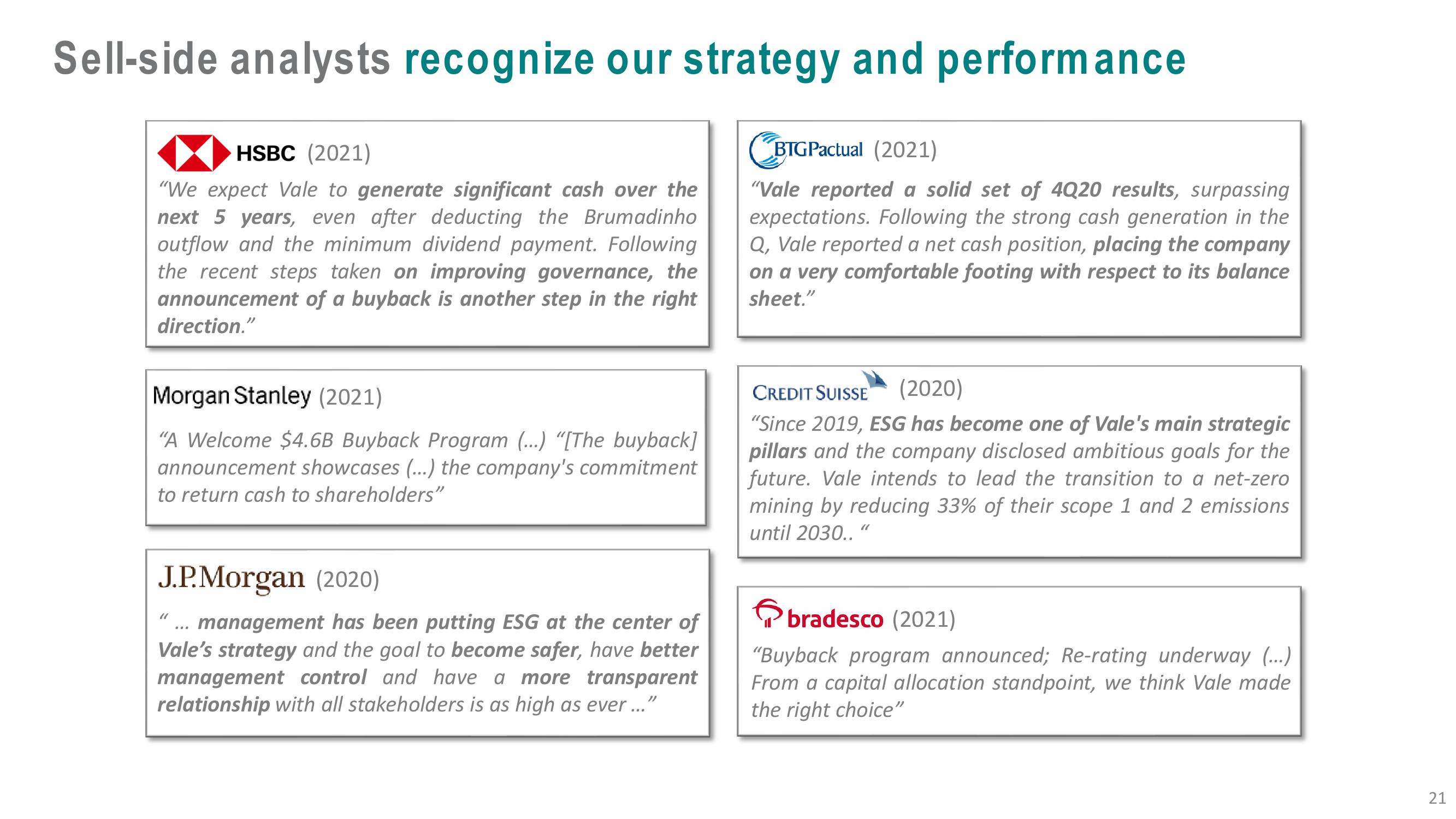 Vale Investor Presentation Deck slide image #21