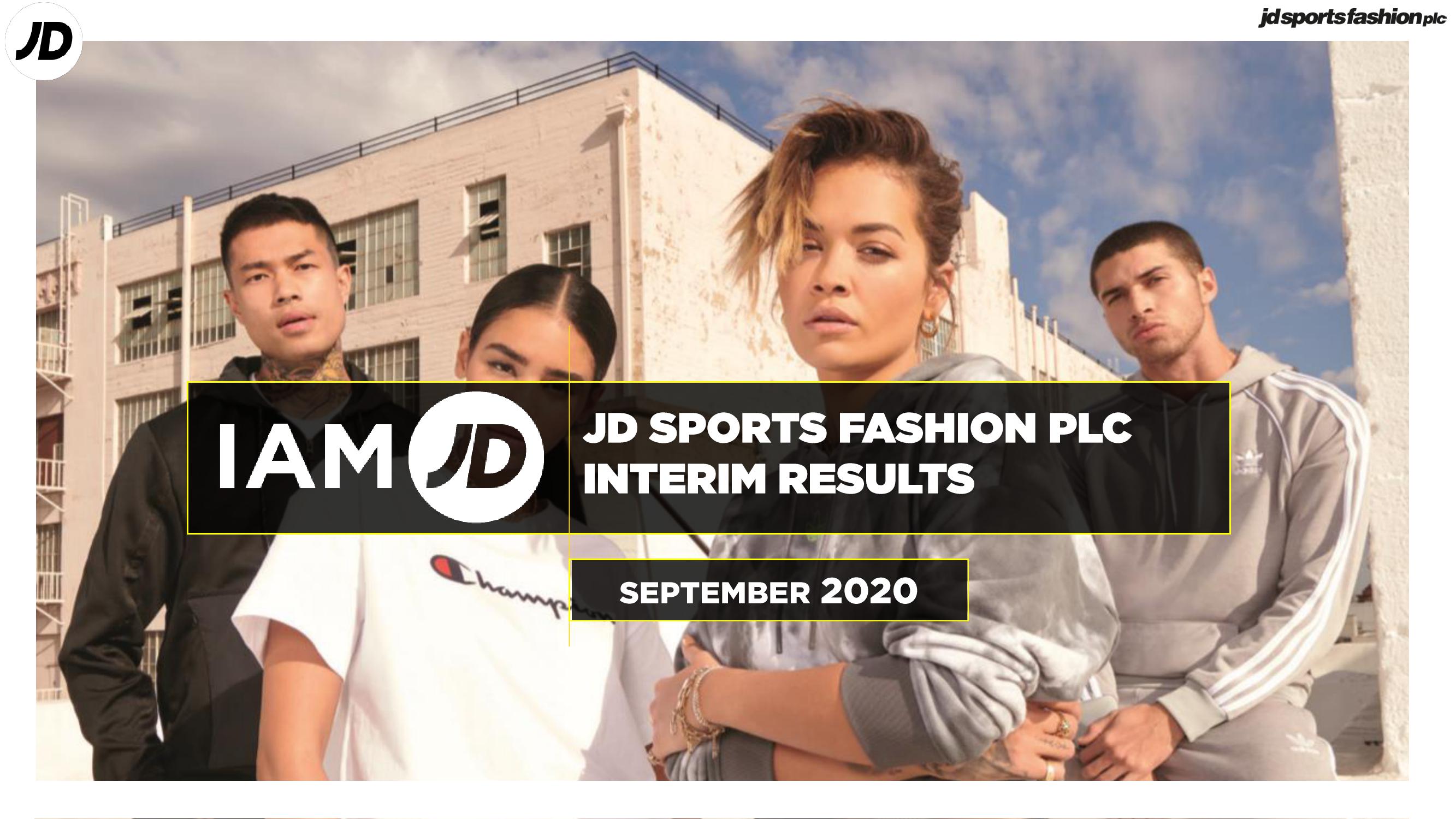 JD Sports Results Presentation Deck image