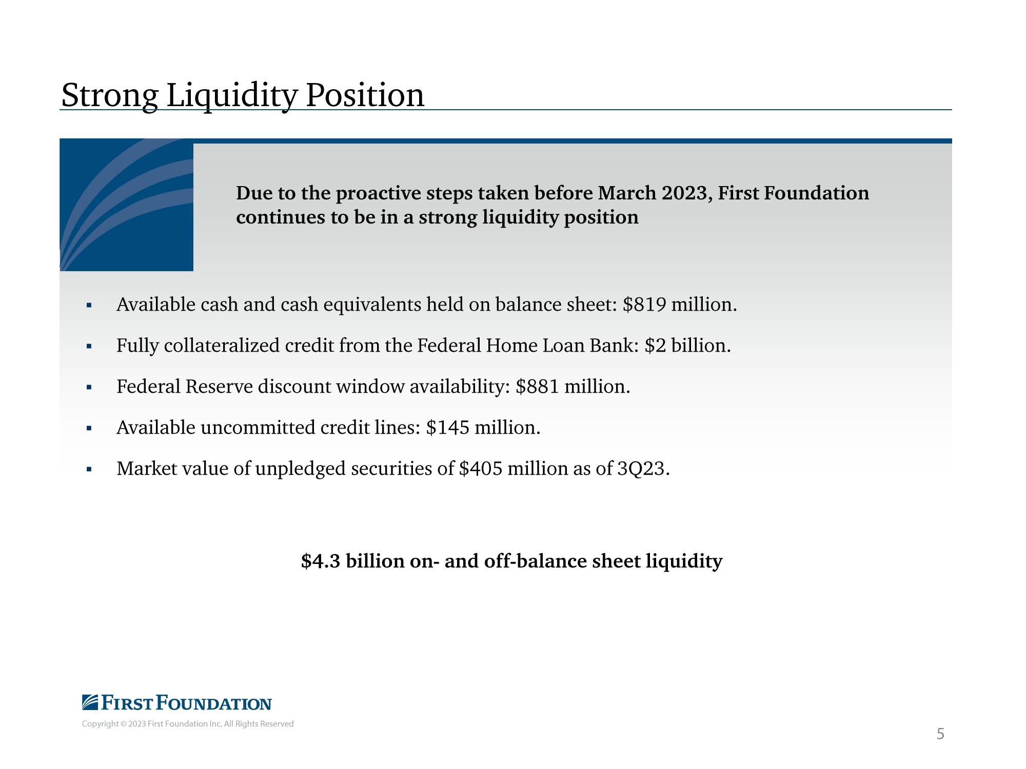 First Foundation Investor Presentation Deck slide image #6