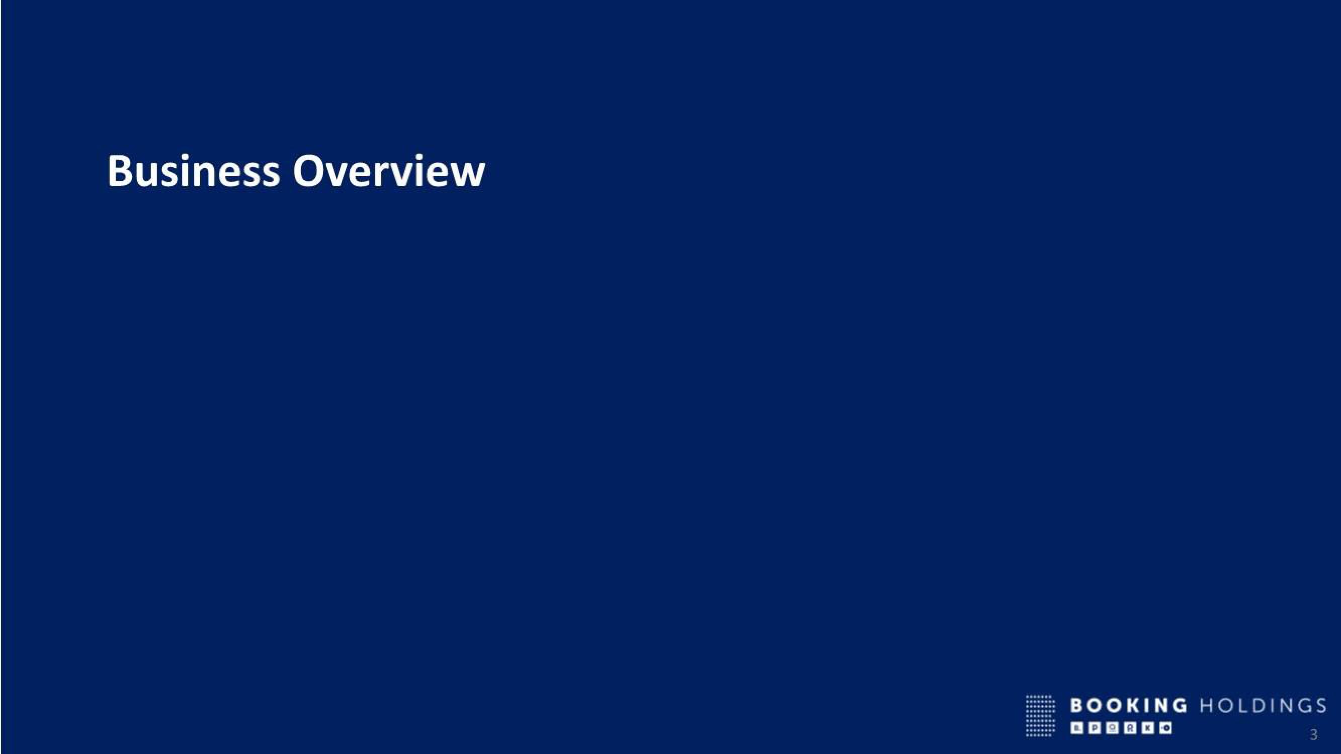 Booking Holdings Shareholder Engagement Presentation Deck slide image #3