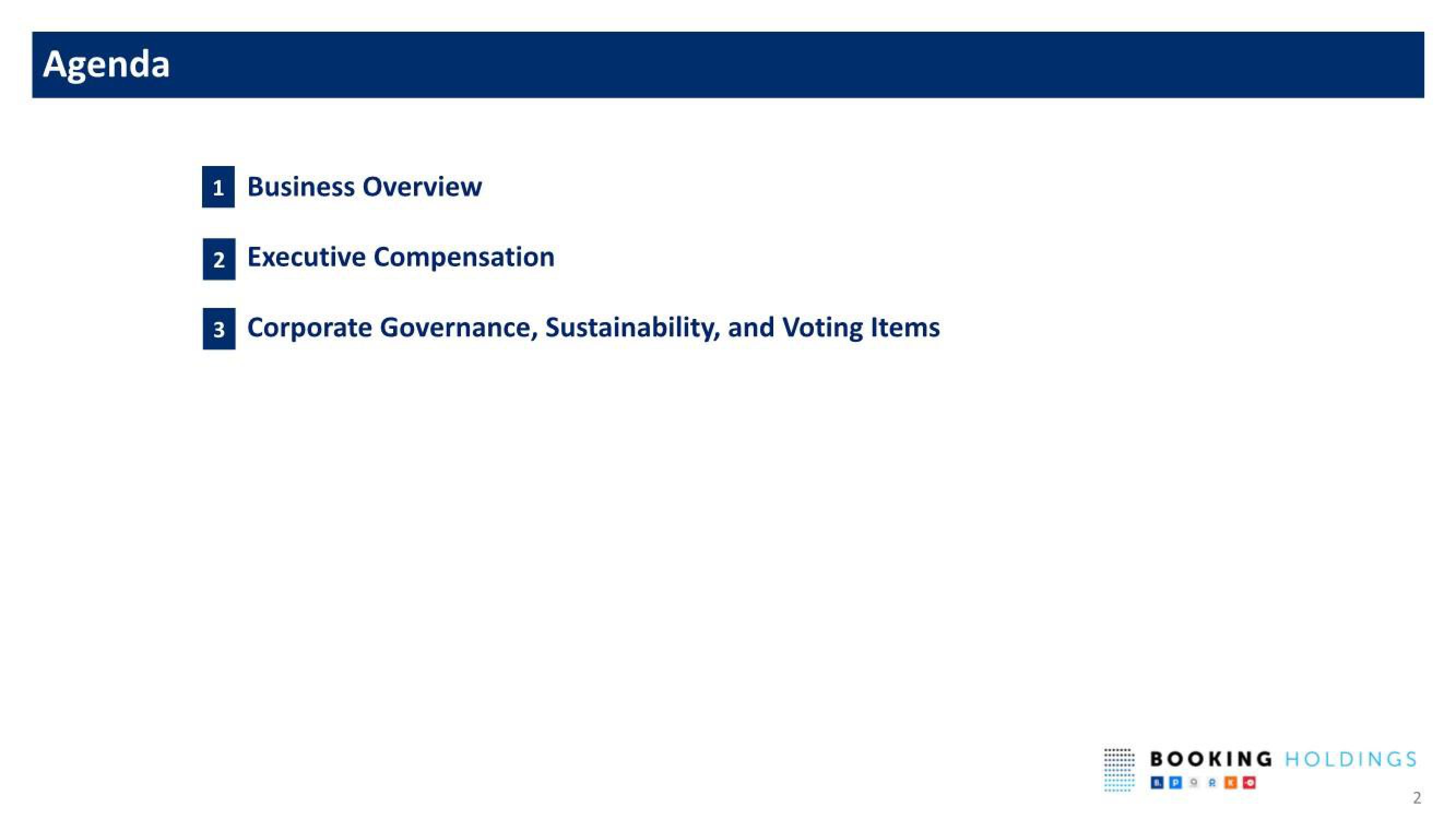 Booking Holdings Shareholder Engagement Presentation Deck slide image #2