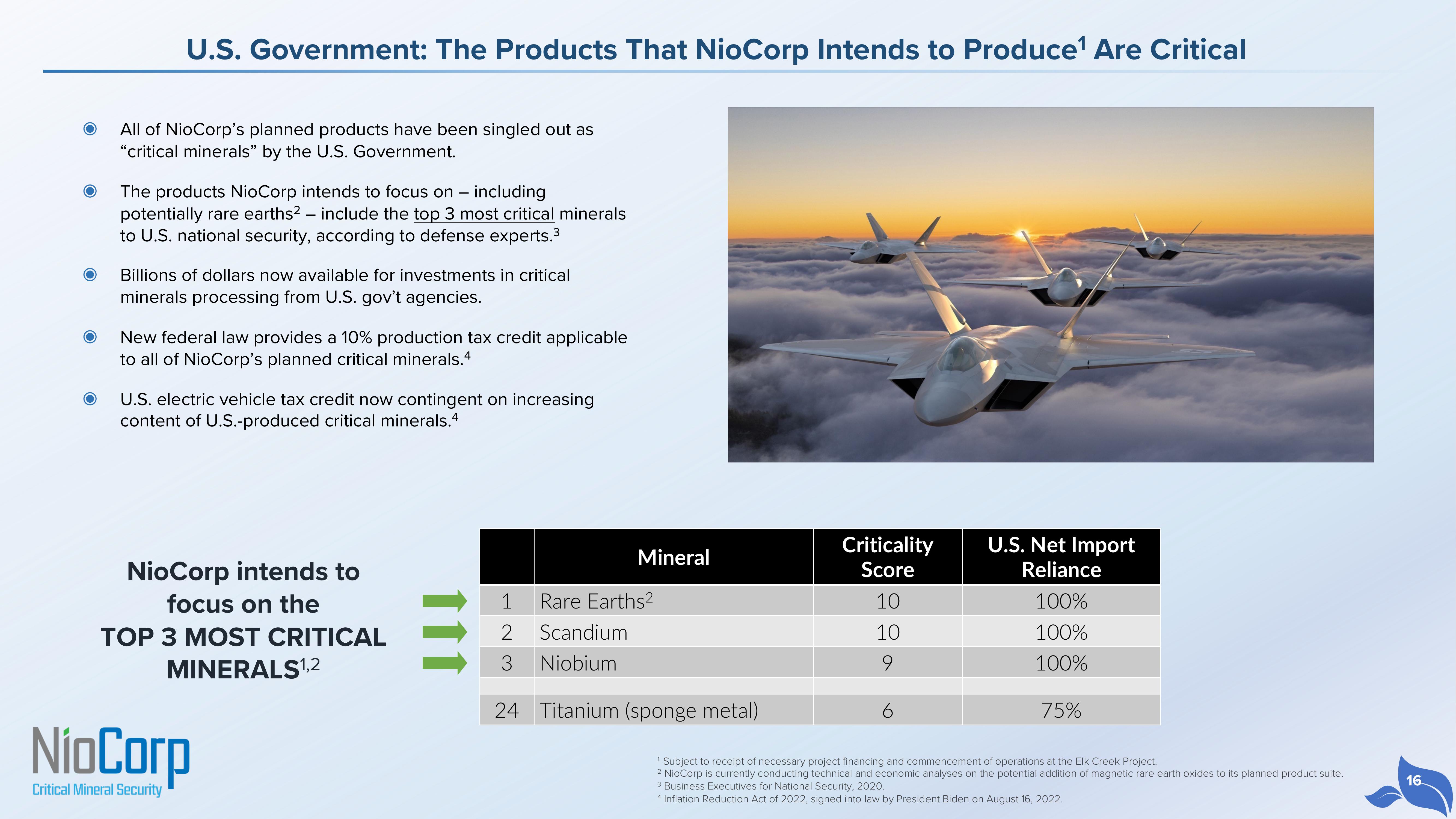 NioCorp Investor Presentation Deck slide image #16