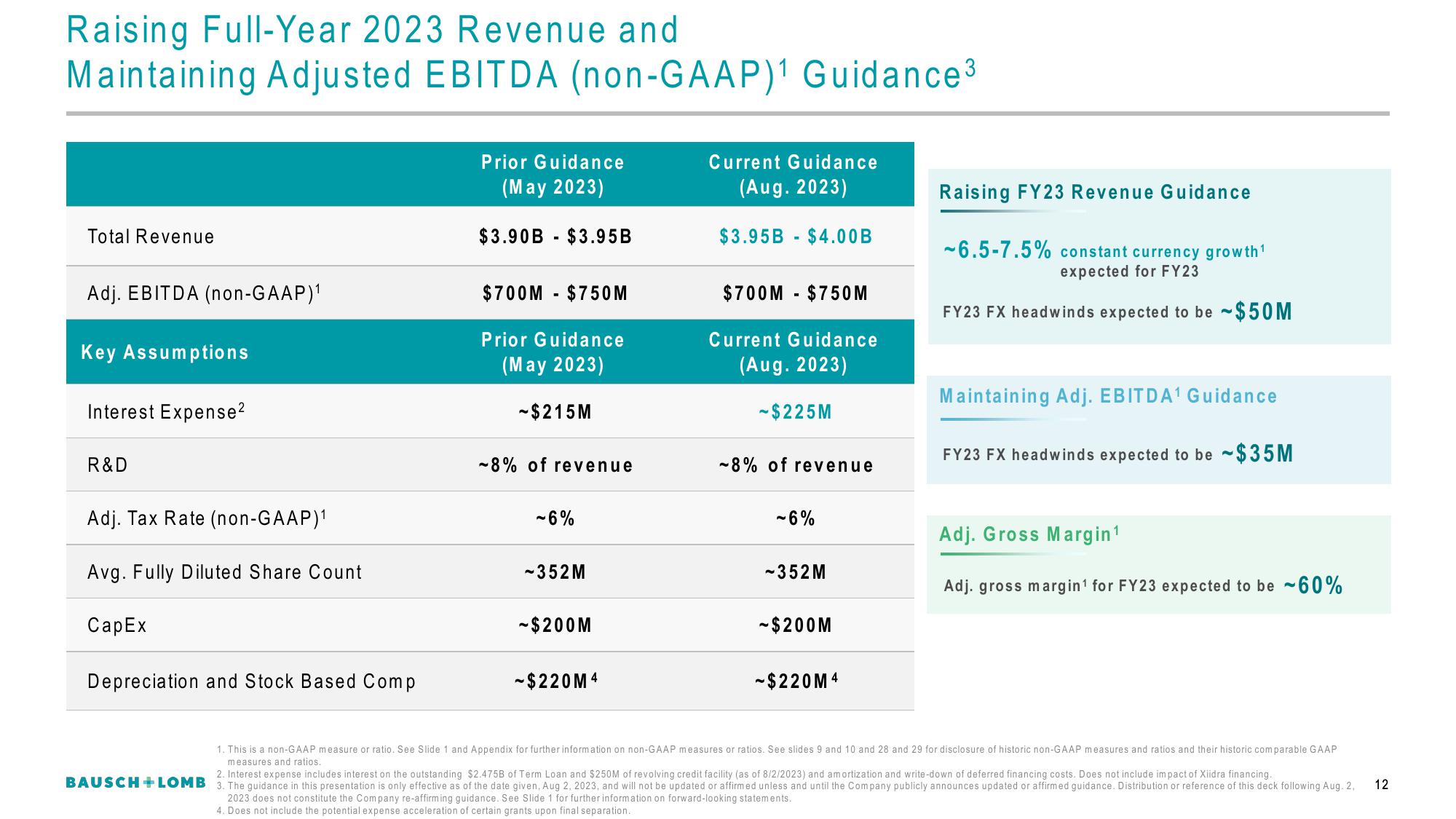 Bausch+Lomb Results Presentation Deck slide image #13