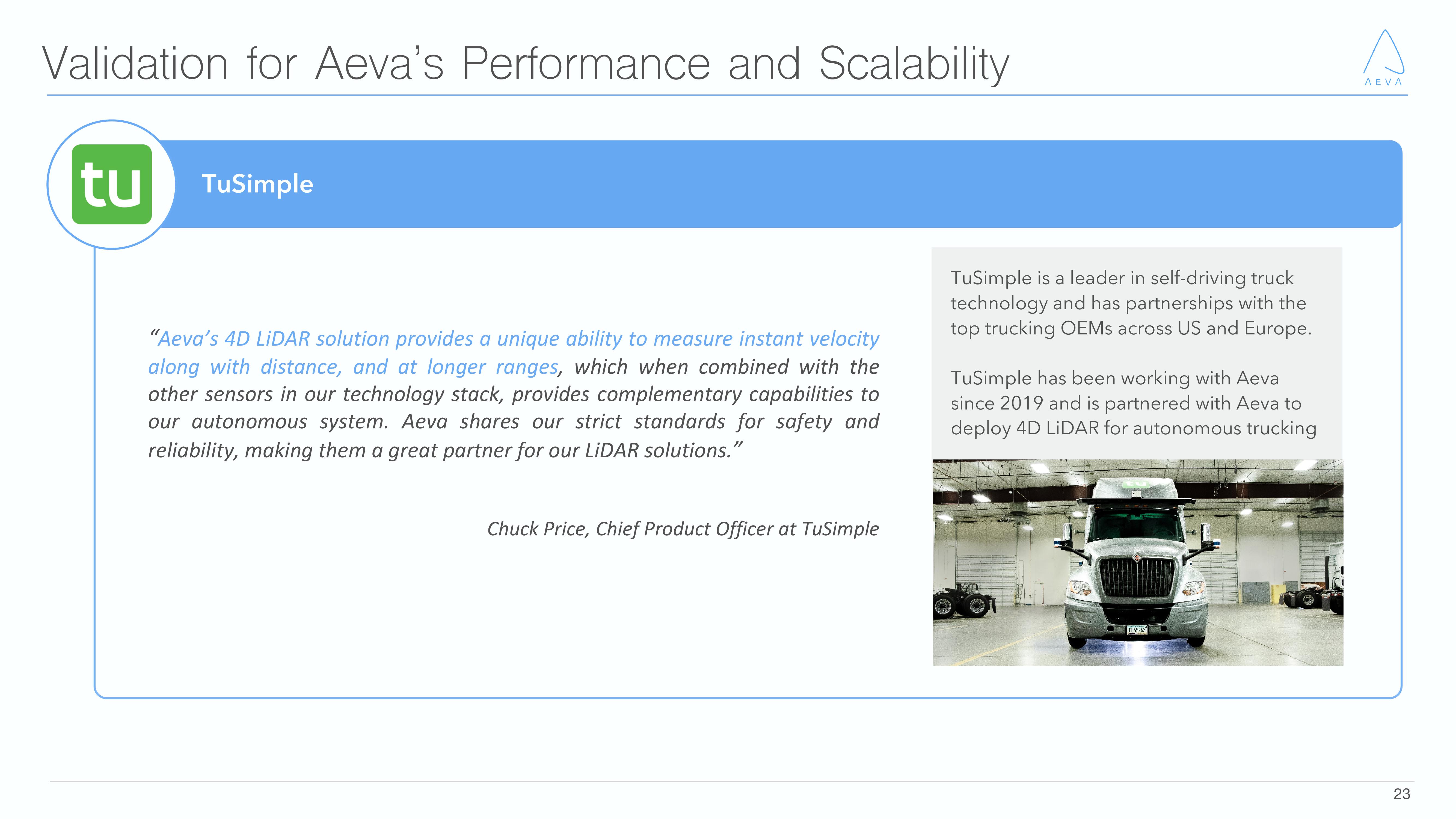 Aeva Investor Presentation Deck slide image #23