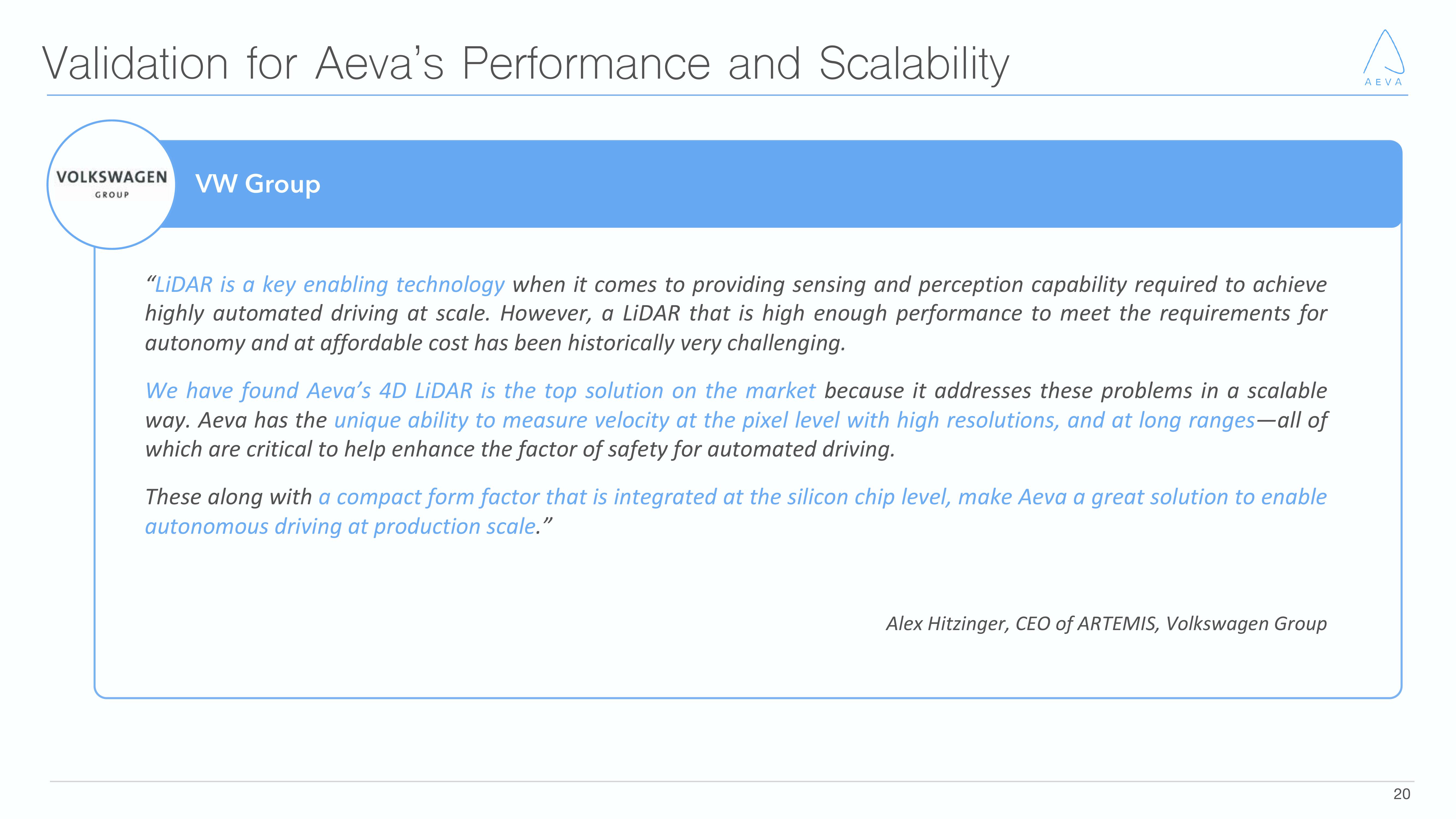 Aeva Investor Presentation Deck slide image #20