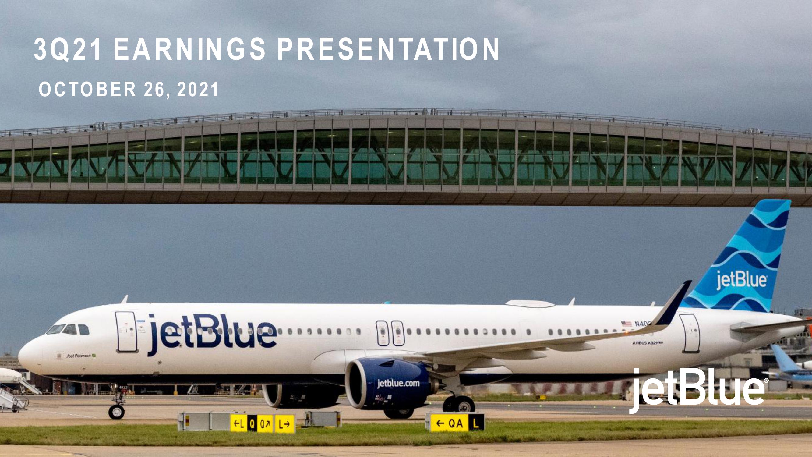 jetBlue Results Presentation Deck image