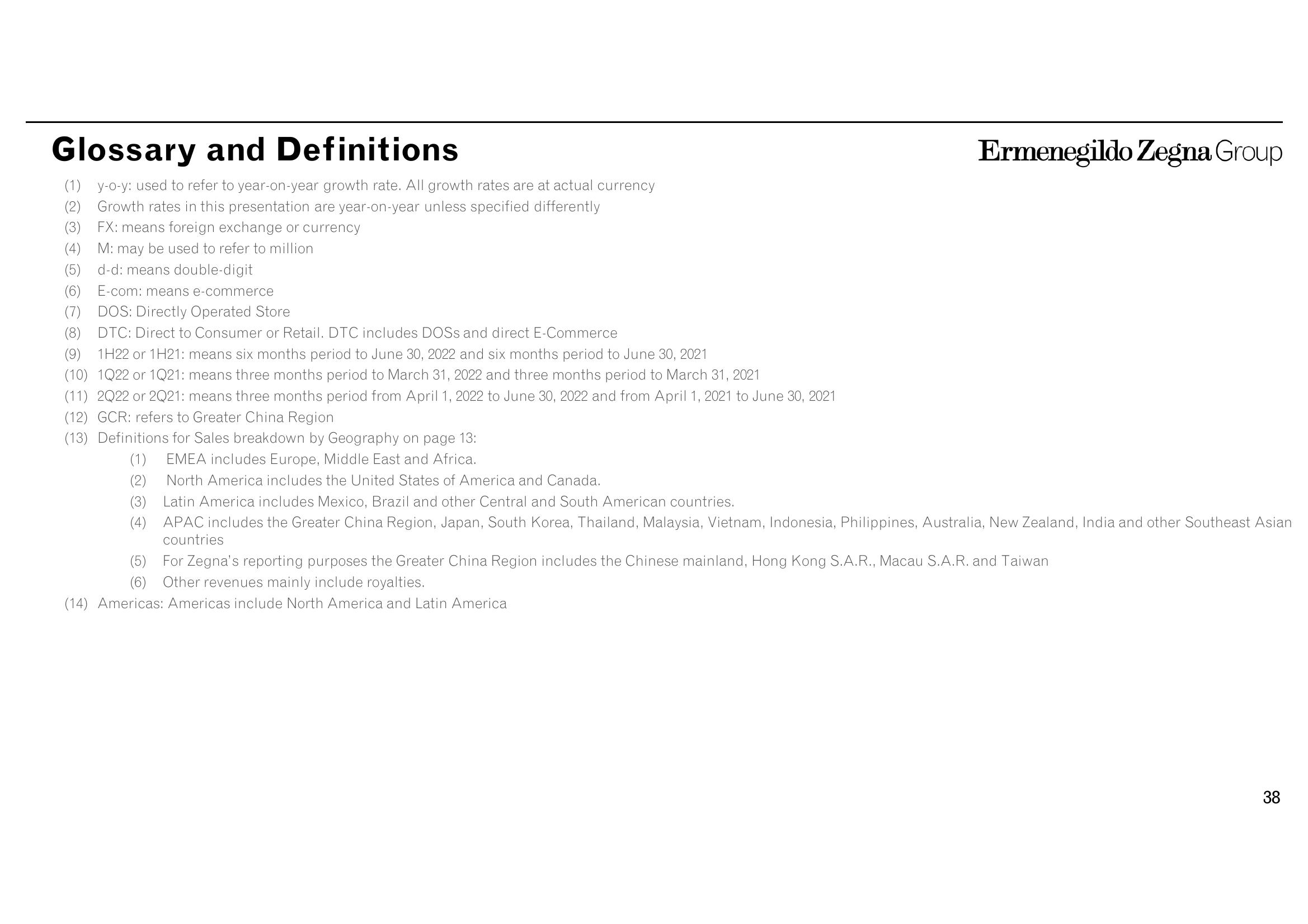 Zegna Results Presentation Deck slide image #38