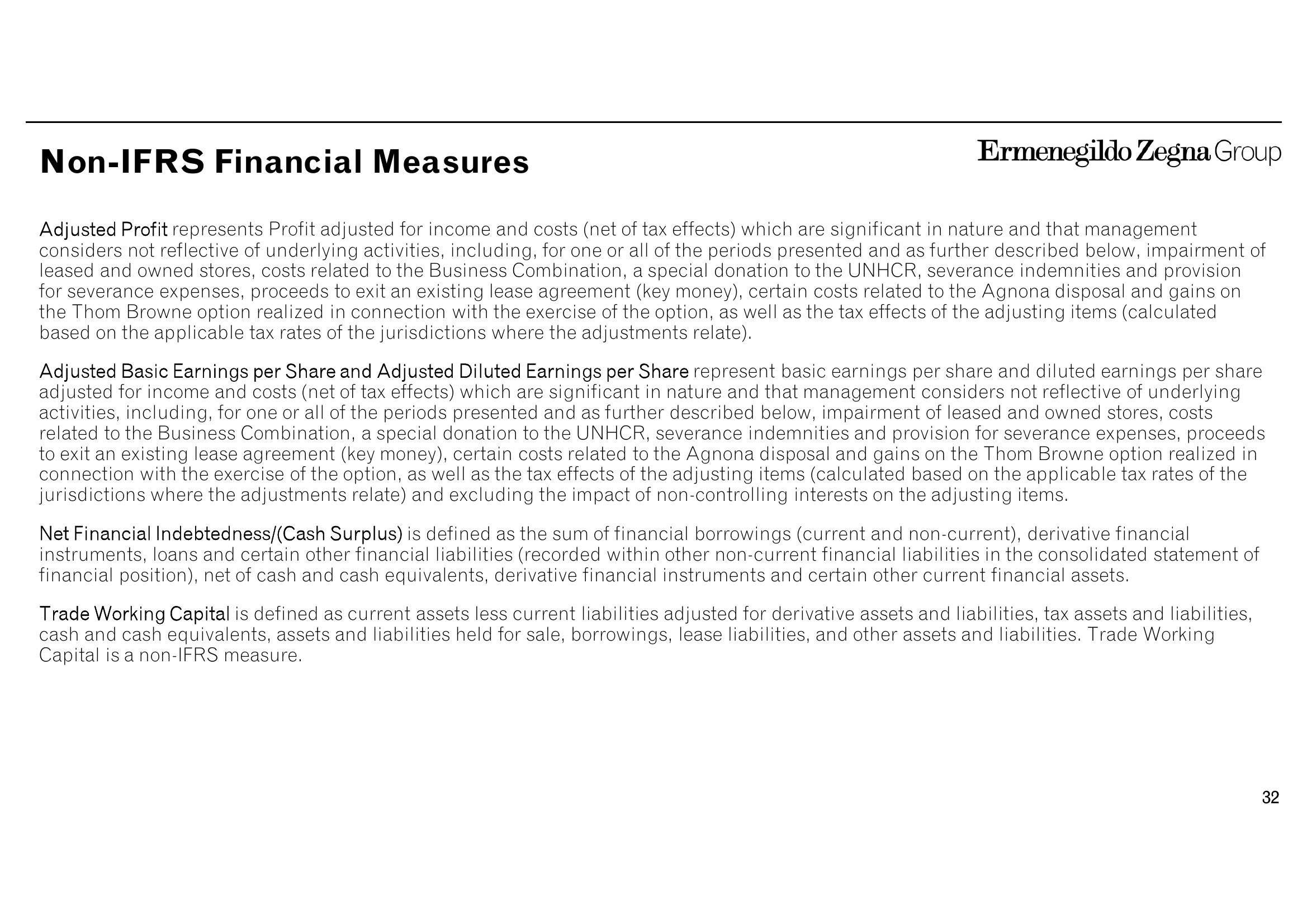 Zegna Results Presentation Deck slide image #32