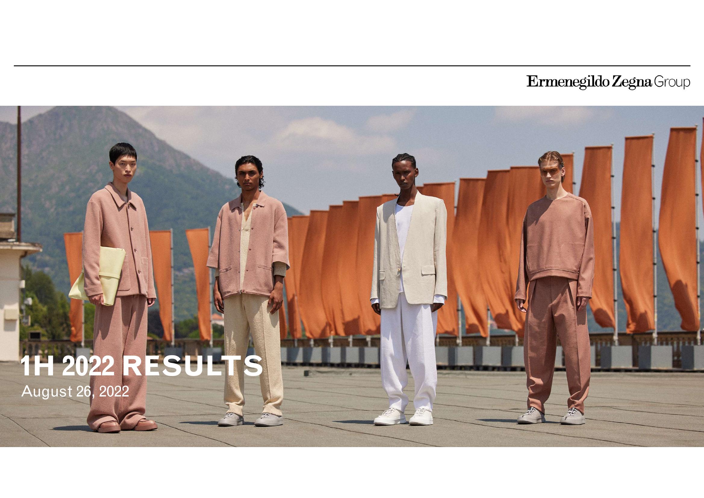 Zegna Results Presentation Deck image