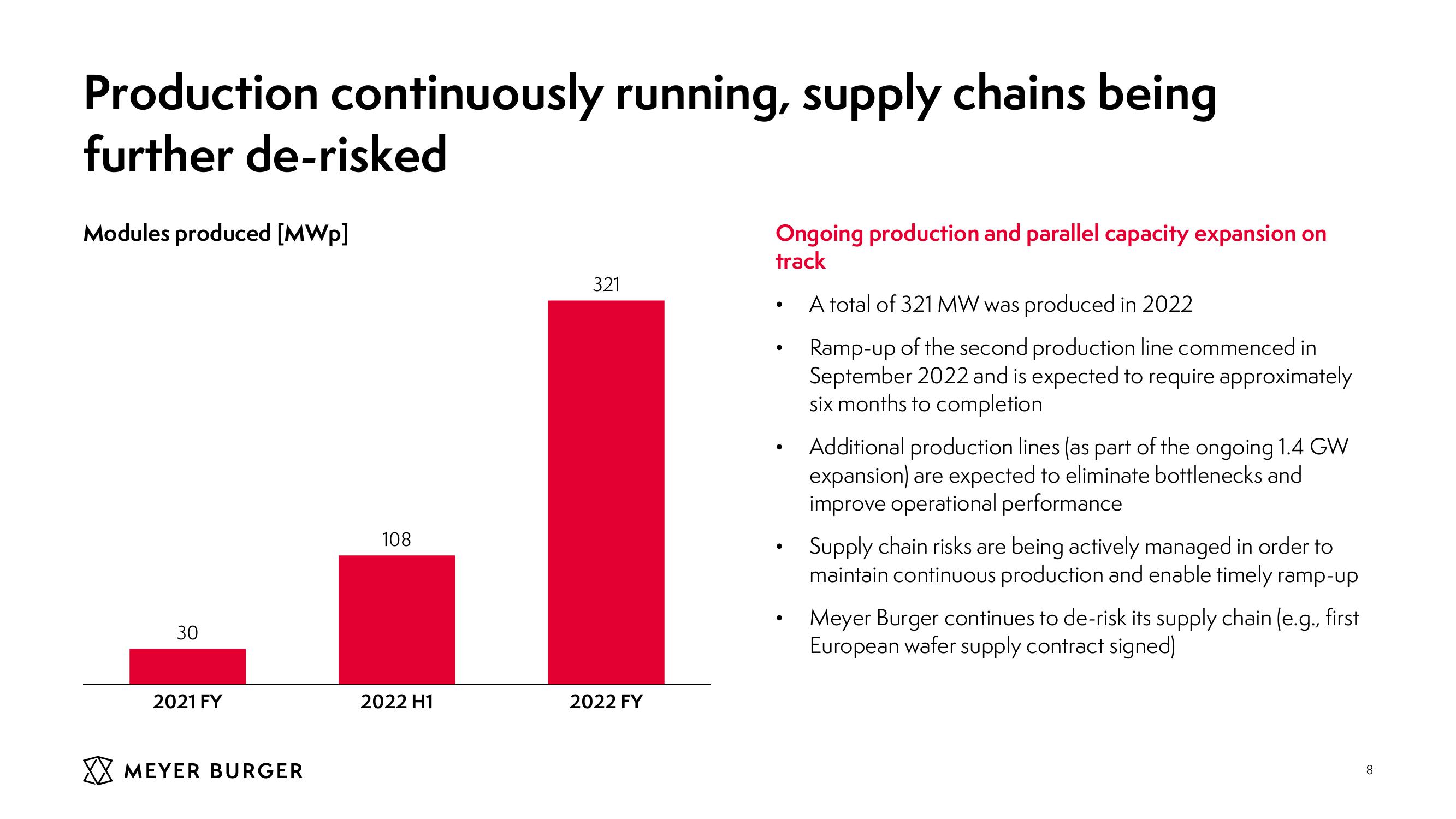 Meyer Burger Investor Presentation slide image #8