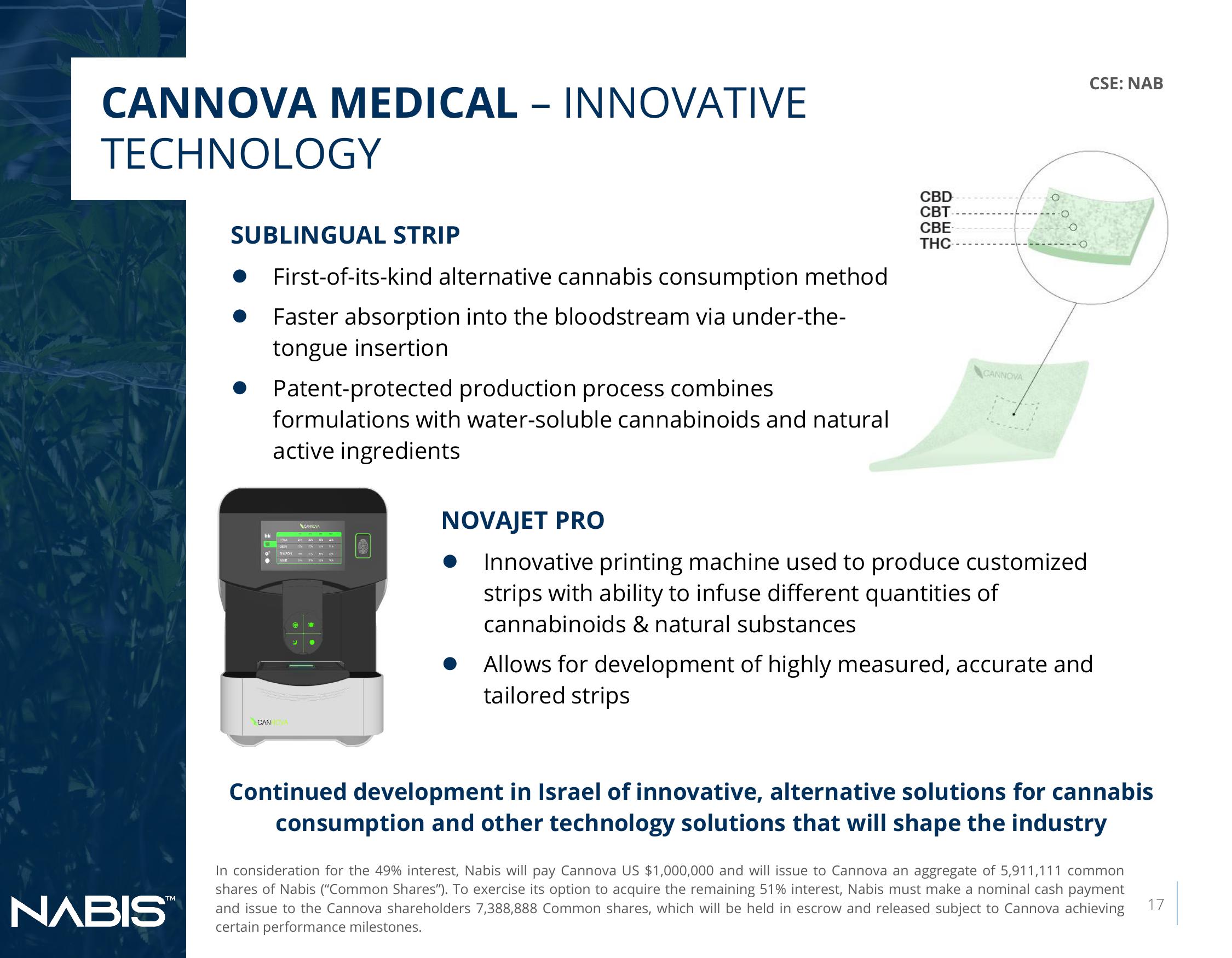 Nabis Corporate Presentation slide image #17