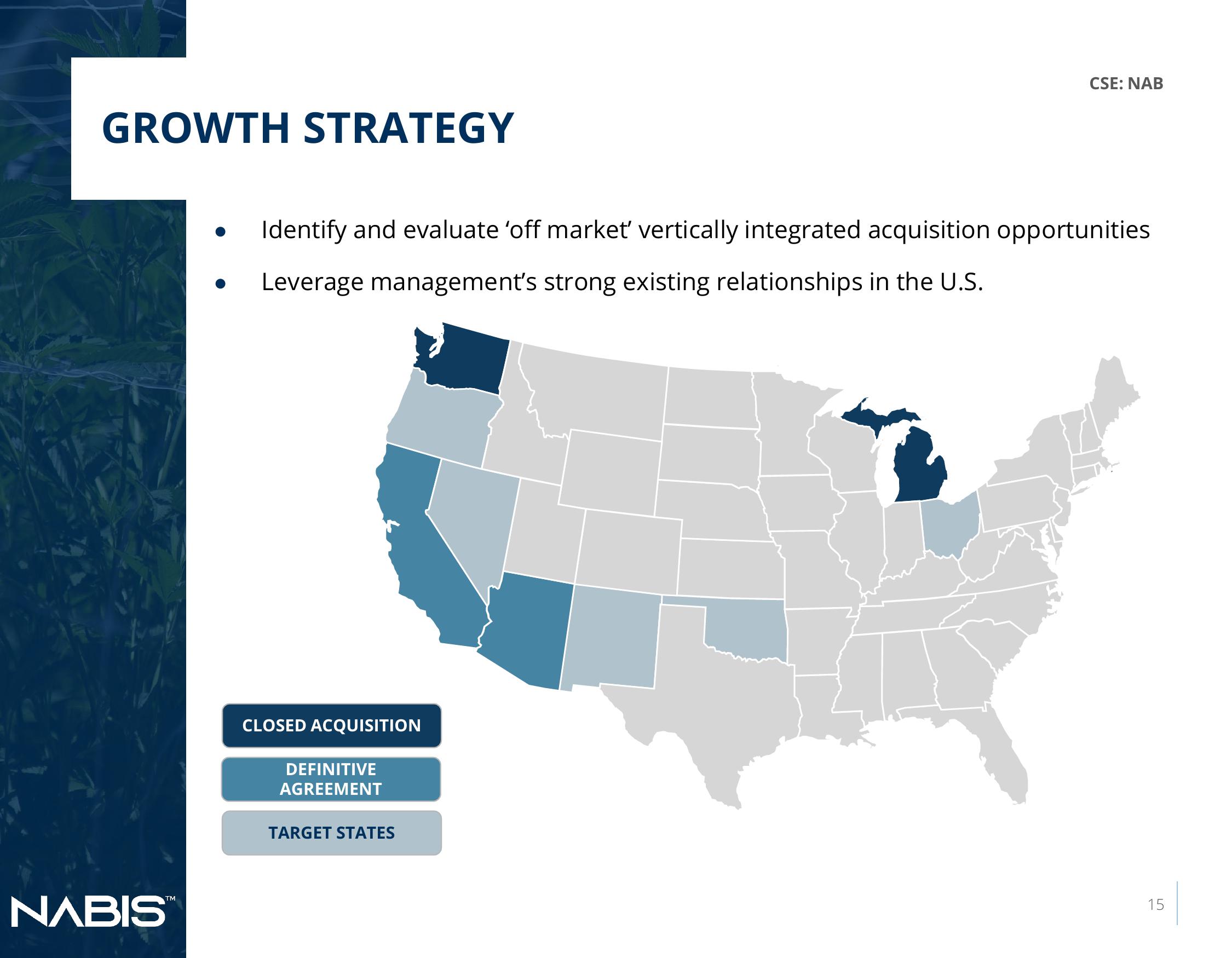 Nabis Corporate Presentation slide image #15