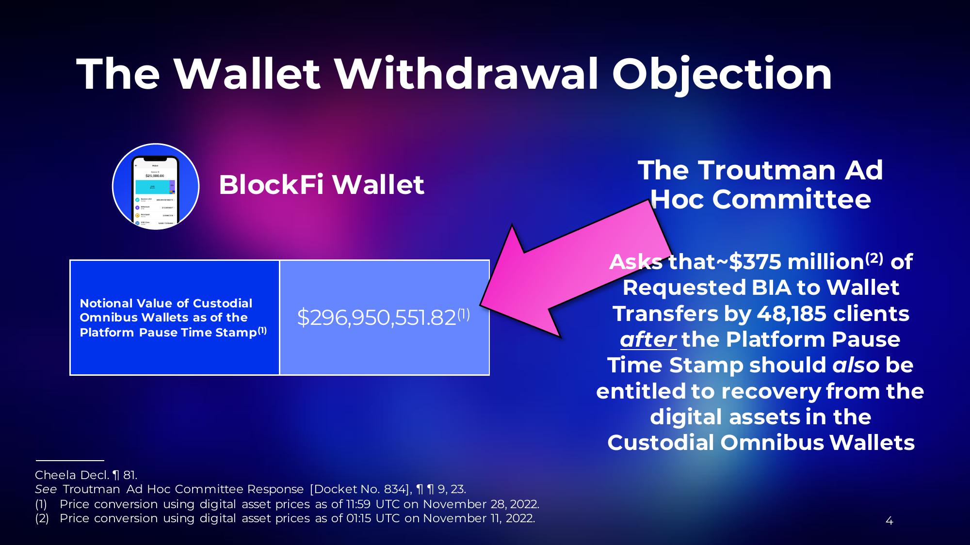 BlockFi Bankruptcy Presentation Deck slide image #4