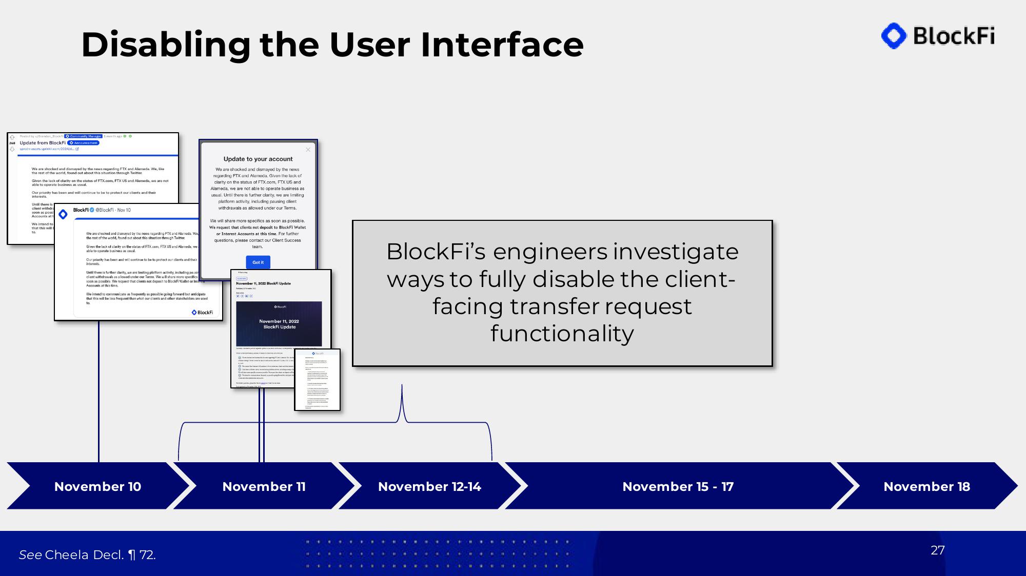 BlockFi Bankruptcy Presentation Deck slide image #27