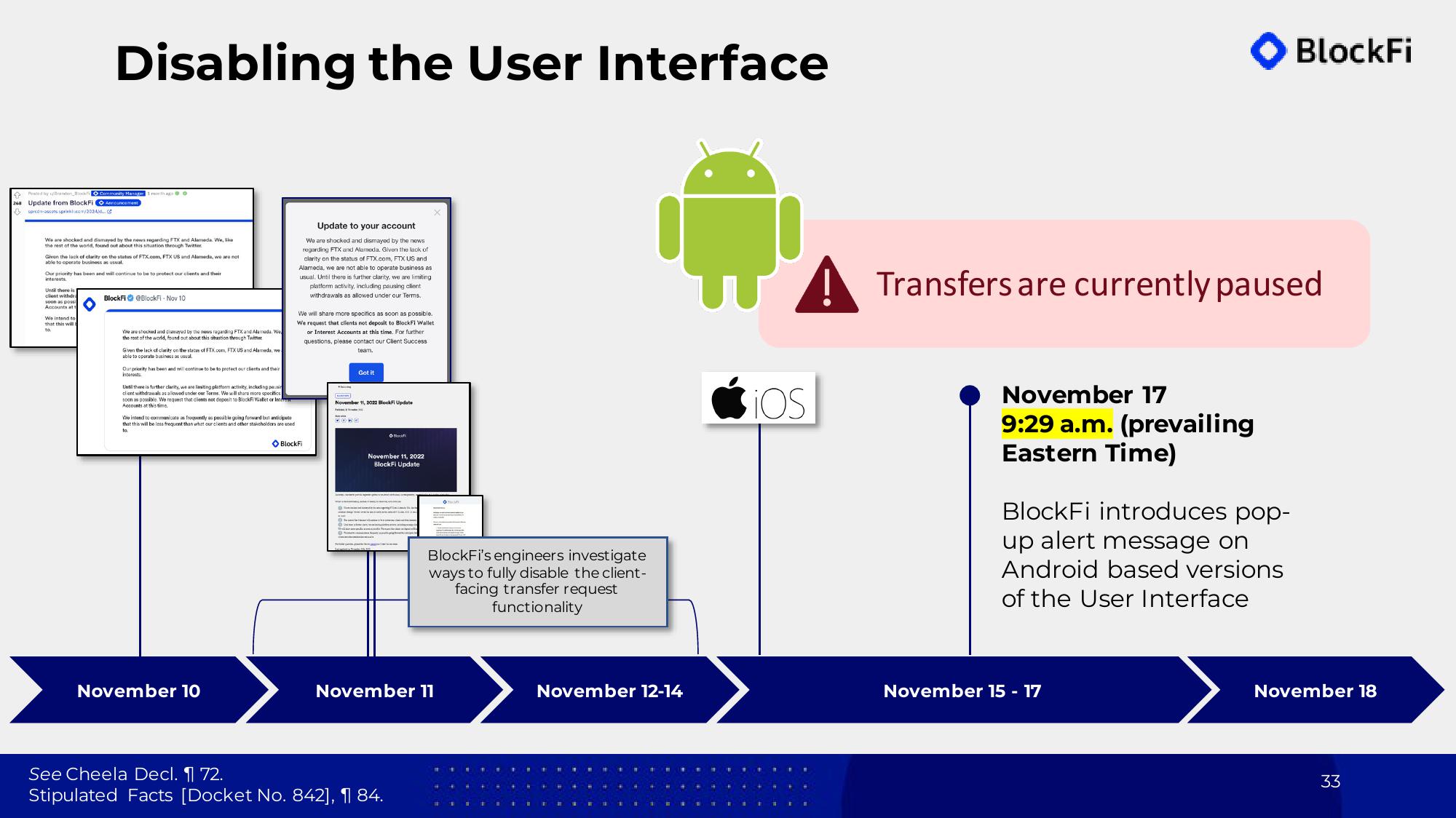 BlockFi Bankruptcy Presentation Deck slide image #33