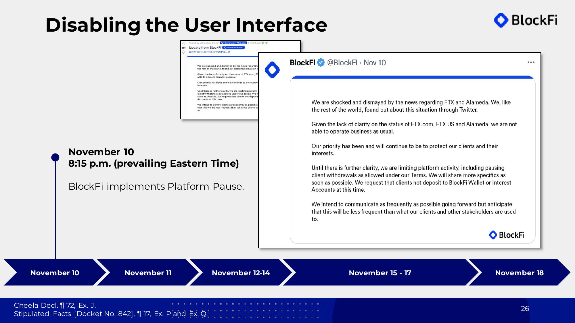 BlockFi Bankruptcy Presentation Deck slide image #26