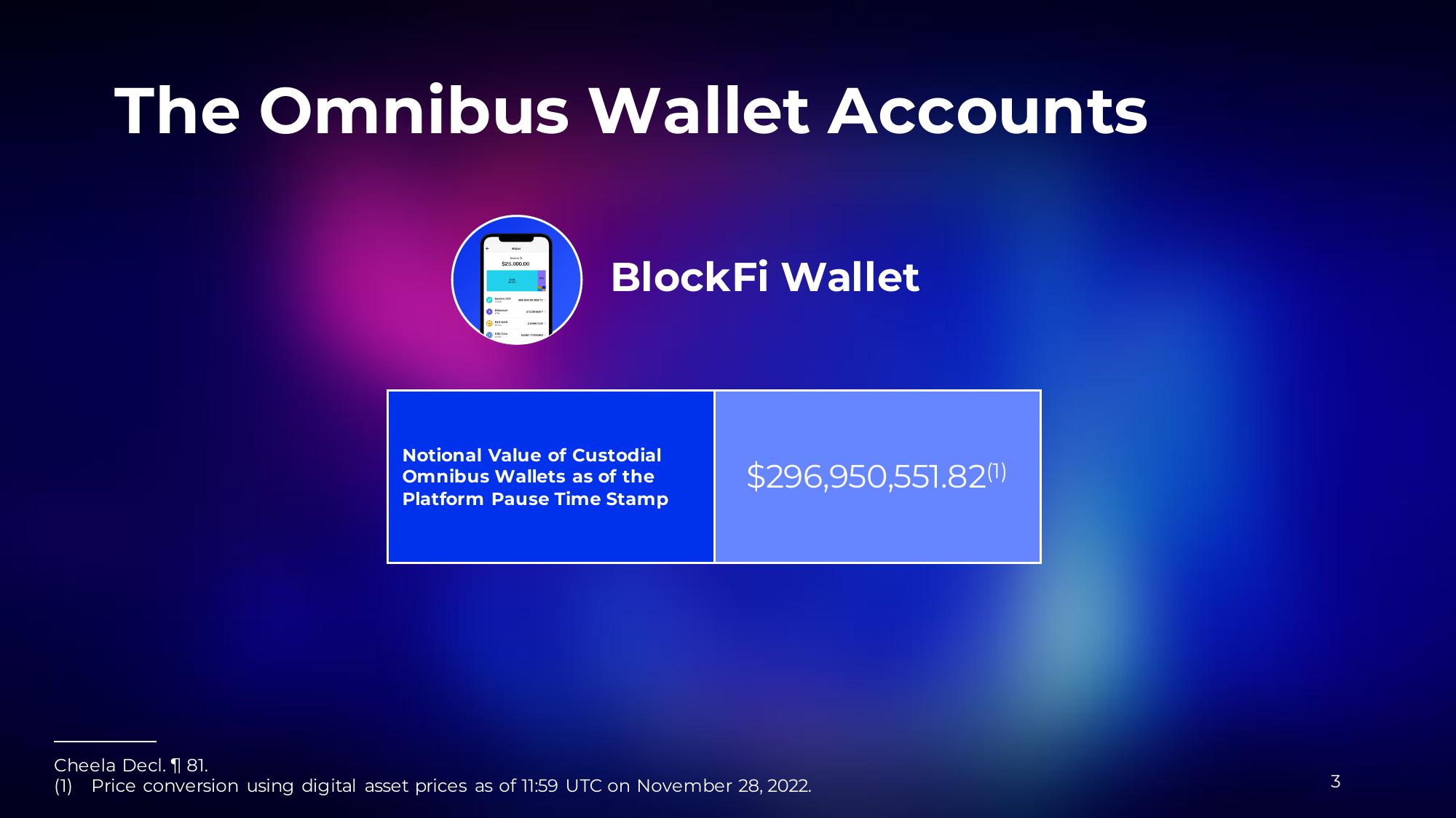 BlockFi Bankruptcy Presentation Deck slide image #3