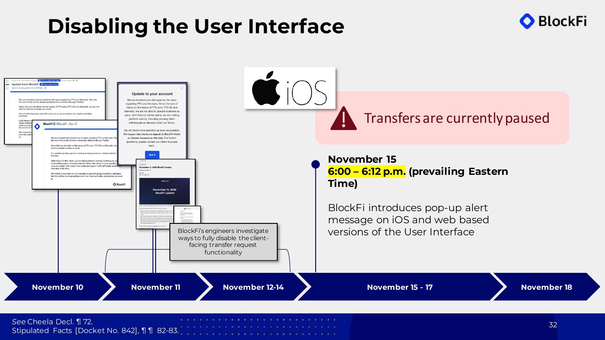 BlockFi Bankruptcy Presentation Deck slide image #32