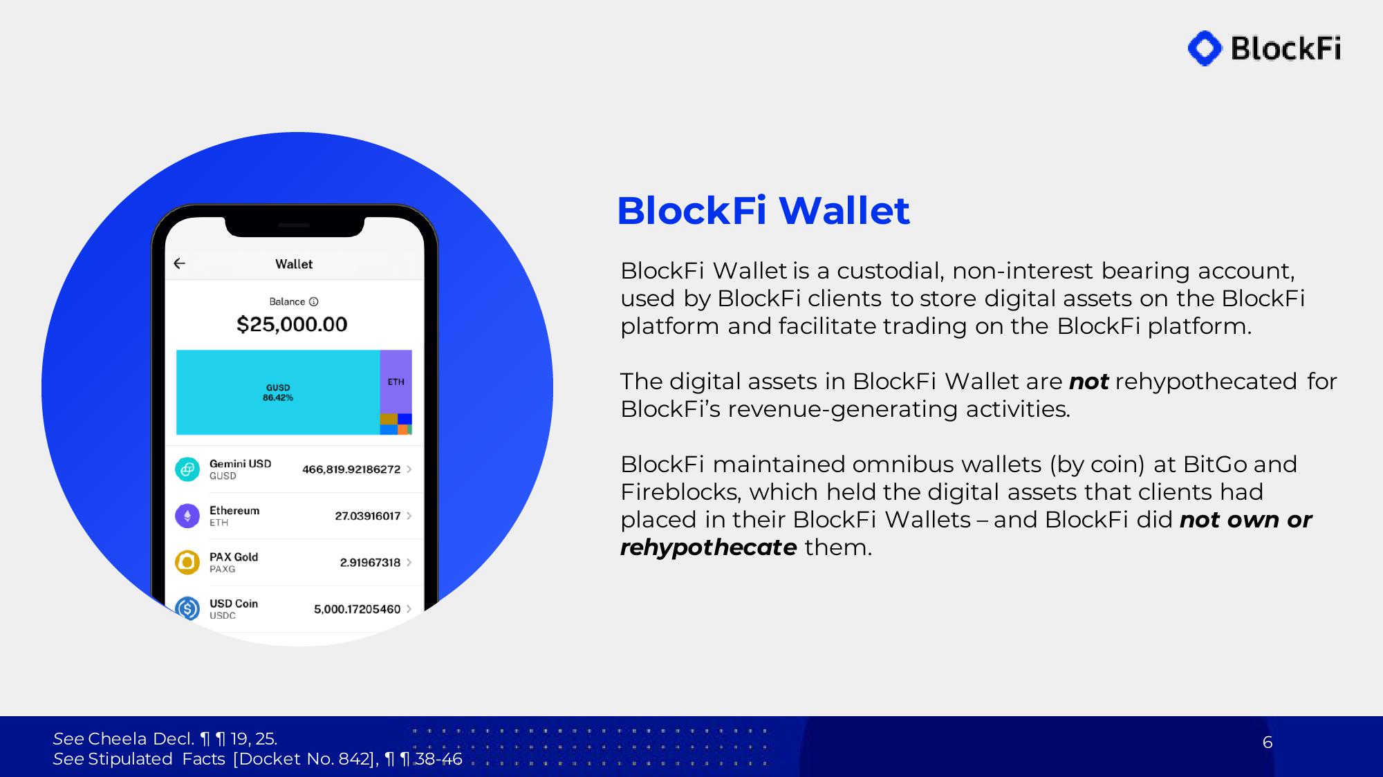 BlockFi Bankruptcy Presentation Deck slide image #6