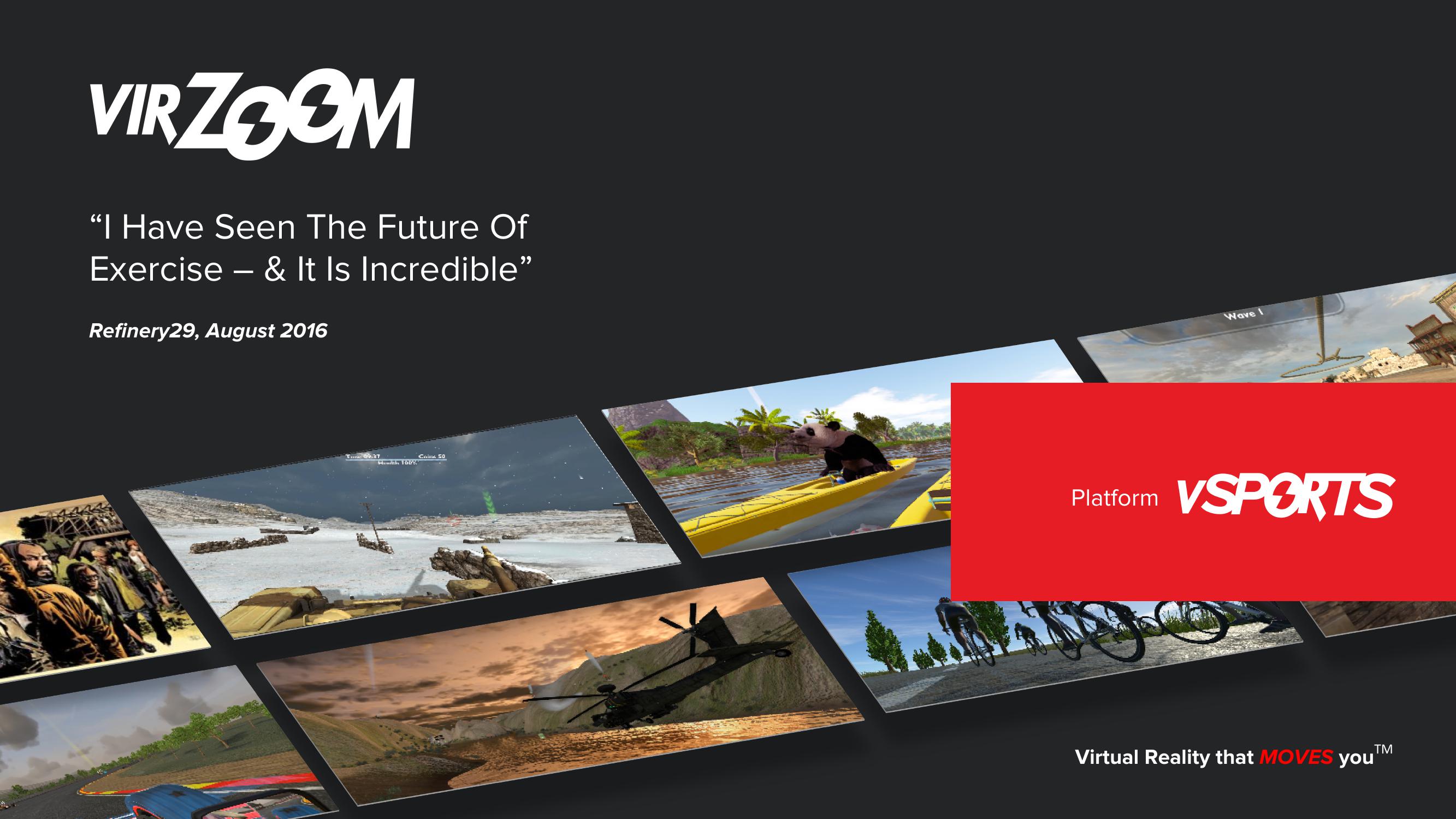 Virzoom Company Presentation image